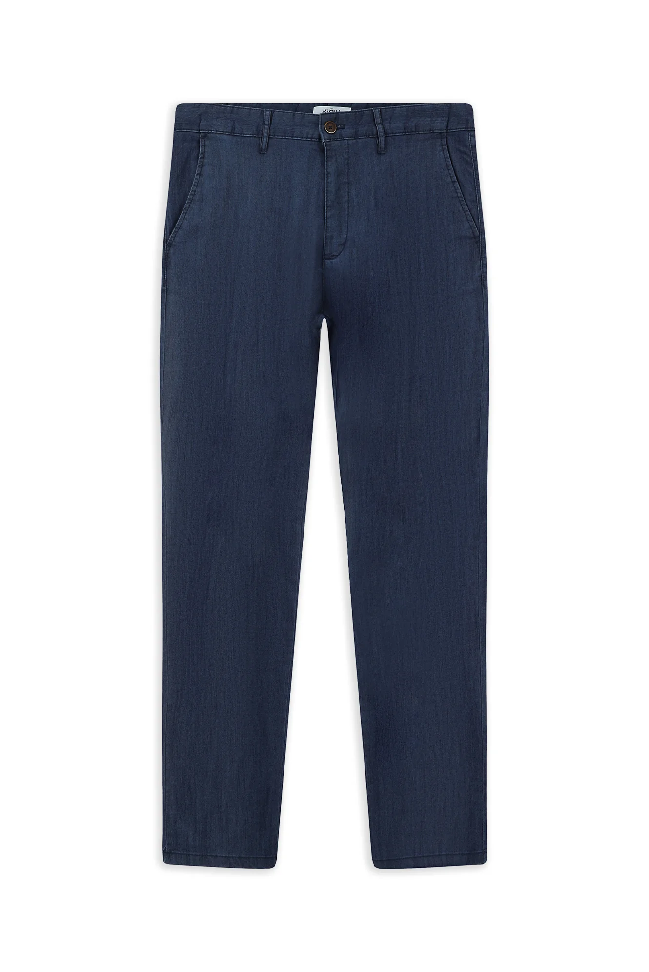 Koyu Lacivert Relaxed Fit Rahat Kesim Lyocell Karışımlı Kanvas / Chino Pantolon - Image 7
