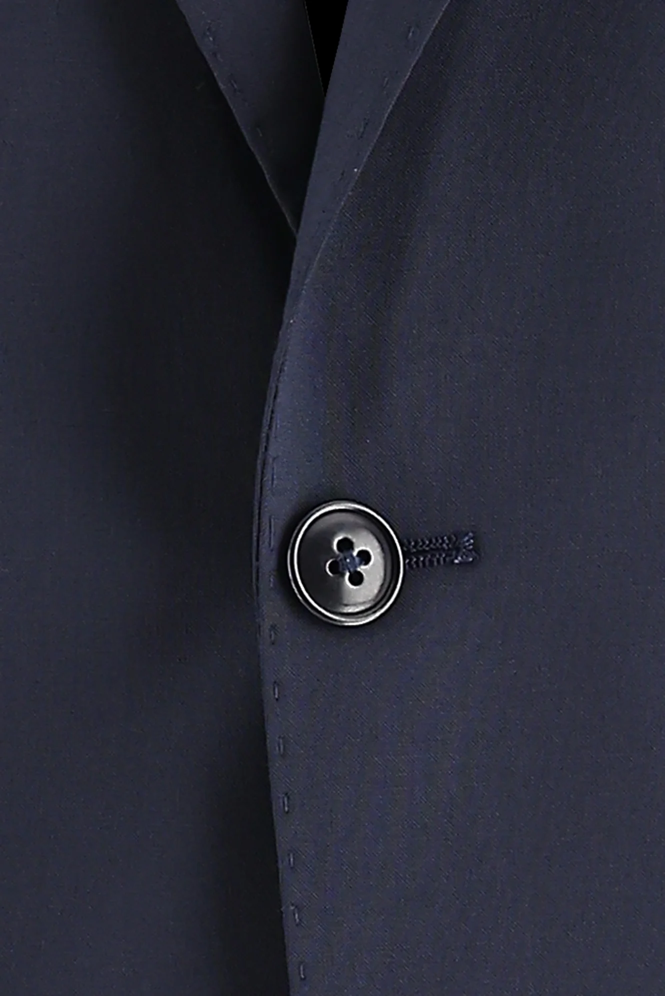 Koyu Lacivert 4 Drop Relaxed Fit Rahat Kesim Yünlü Takım Elbise - Image 4