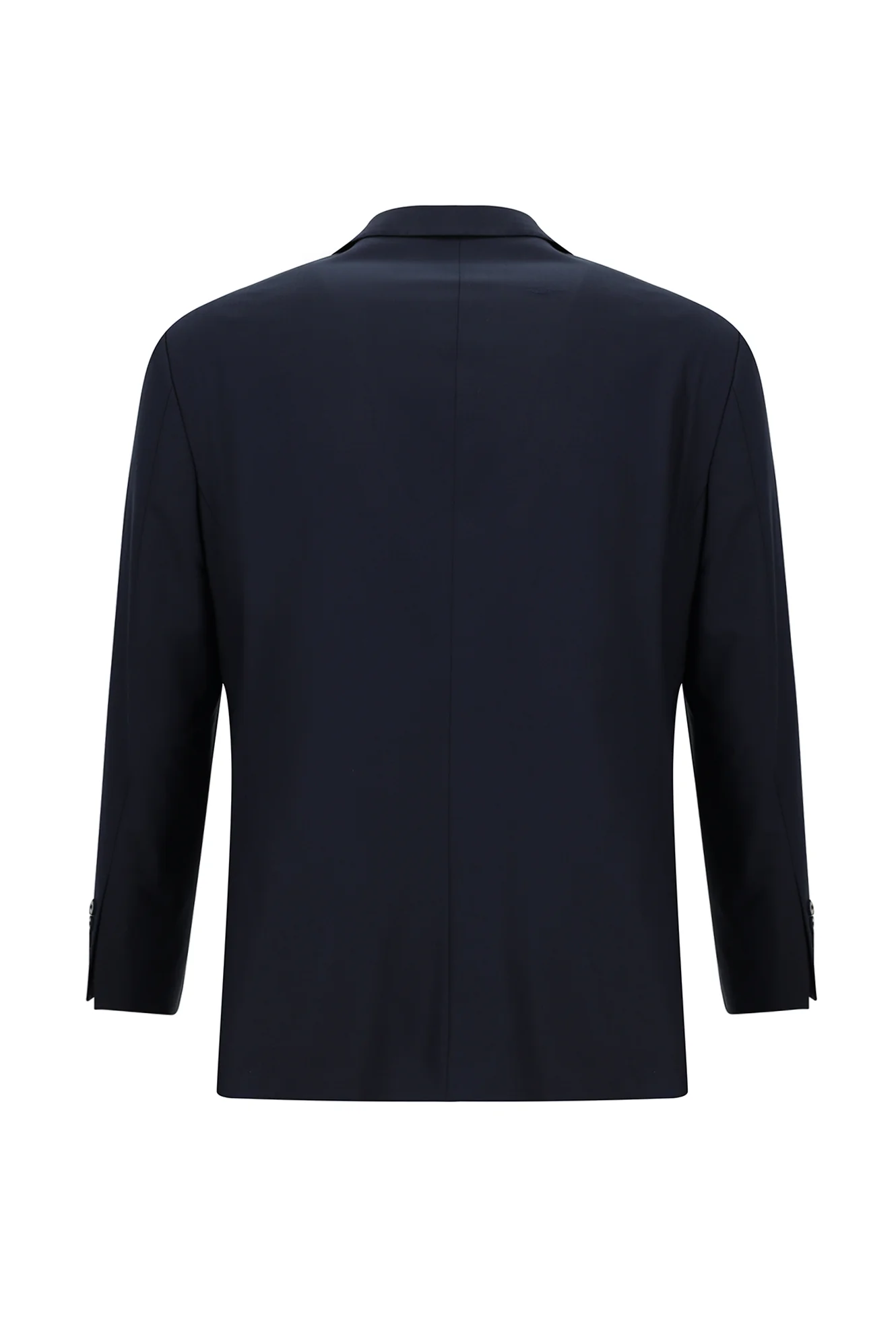 Koyu Lacivert 4 Drop Relaxed Fit Rahat Kesim Yünlü Takım Elbise - Image 3
