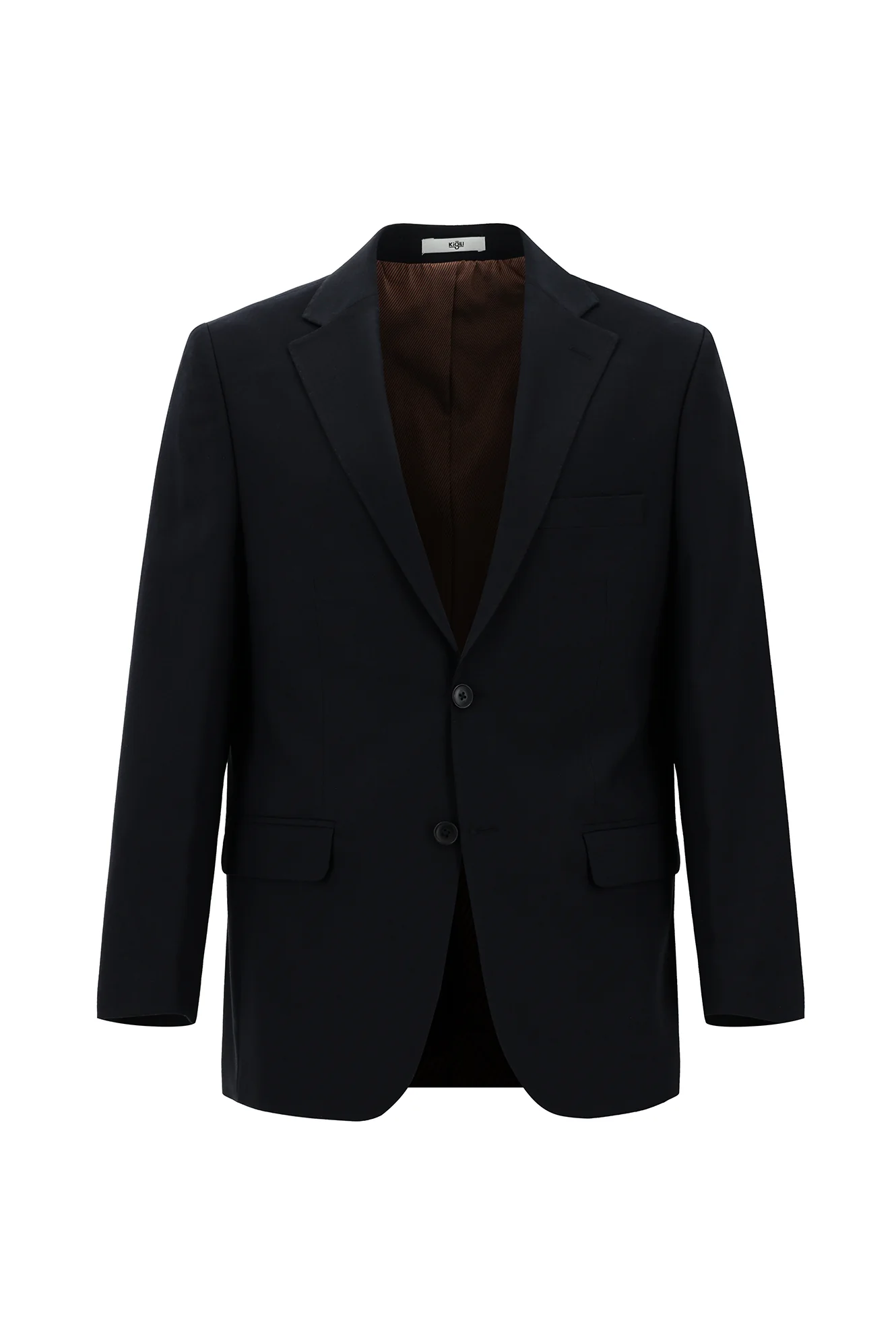 Koyu Lacivert 4 Drop Relaxed Fit Rahat Kesim Yünlü Takım Elbise - Image 2