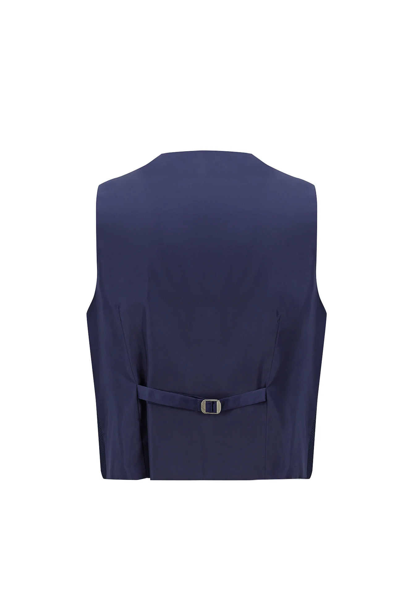 Koyu Lacivert 6 Drop Regular Fit Standart Kesim Sivri Yaka Yelekli Smokin & Damatlık - Image 5
