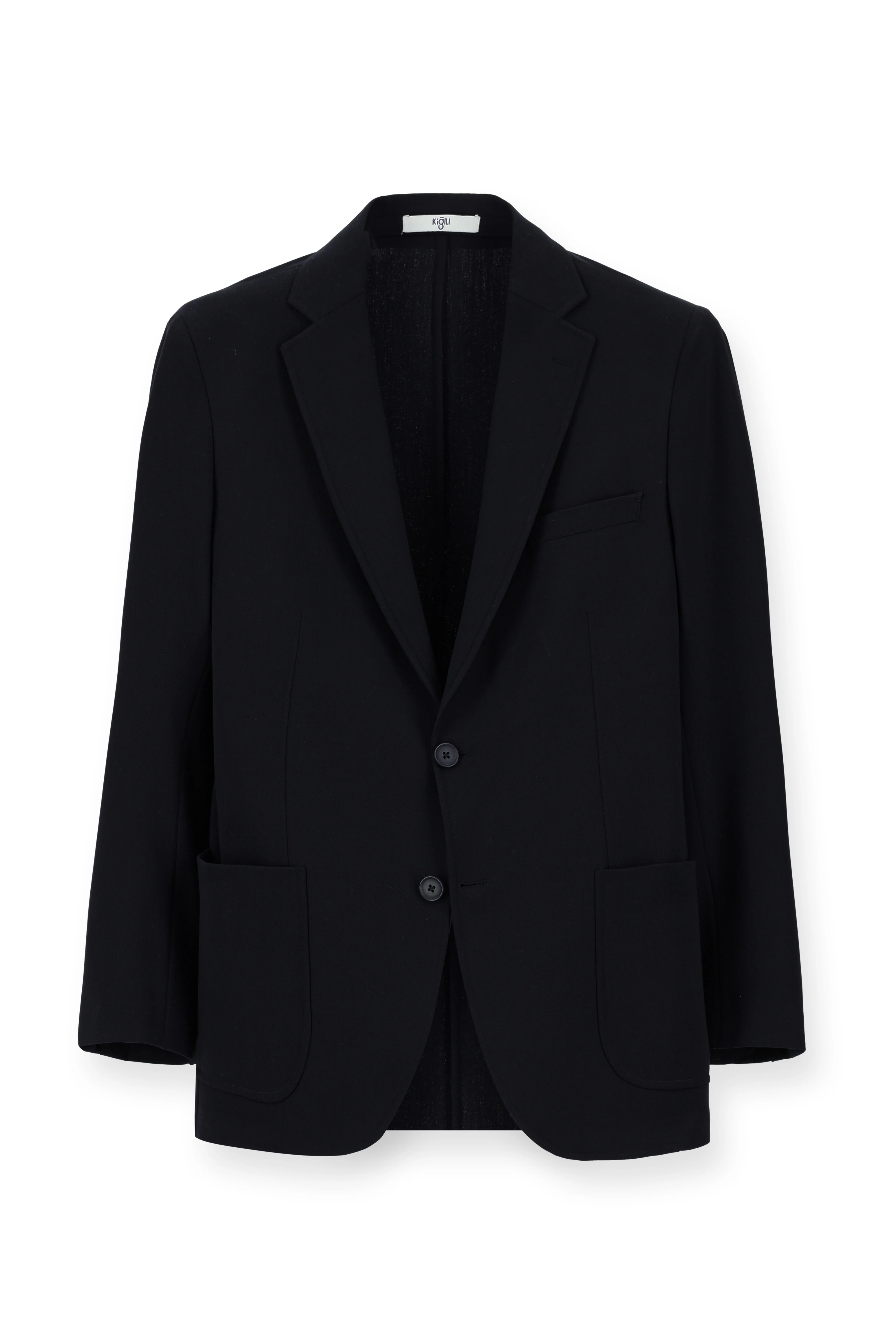 Koyu Lacivert 7 Drop Slim Fit Dar Kesim Beli Lastikli İpli Takım Elbise - Image 7