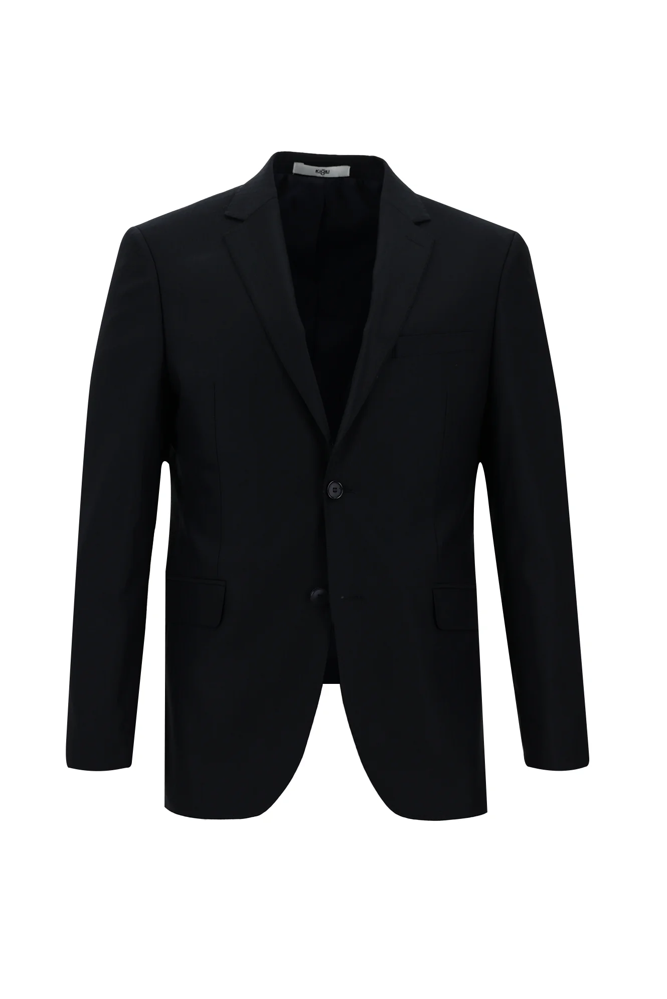 Koyu Lacivert 7 Drop Slim Fit Dar Kesim Çizgili Takım Elbise - Image 2