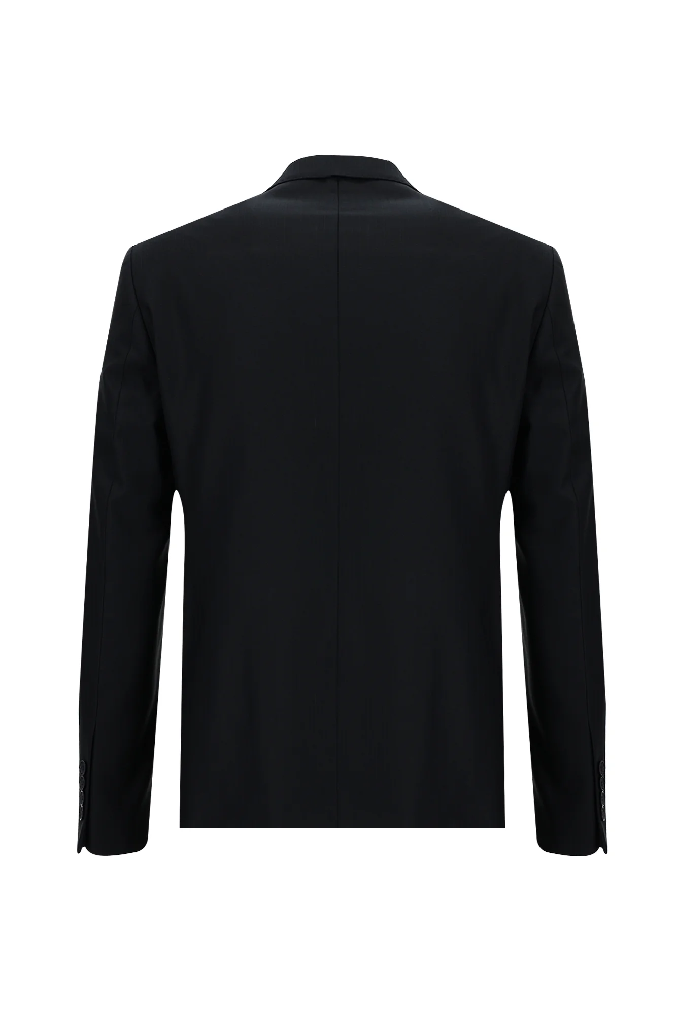 Koyu Lacivert 7 Drop Slim Fit Dar Kesim Çizgili Takım Elbise - Image 3