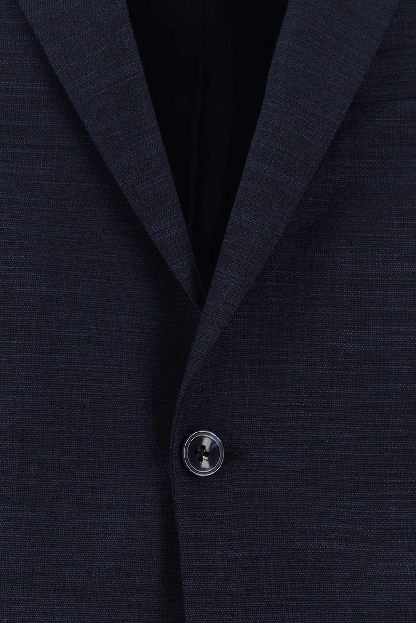 Koyu Lacivert 7 Drop Slim Fit Dar Kesim Desenli Takım Elbise - Image 4