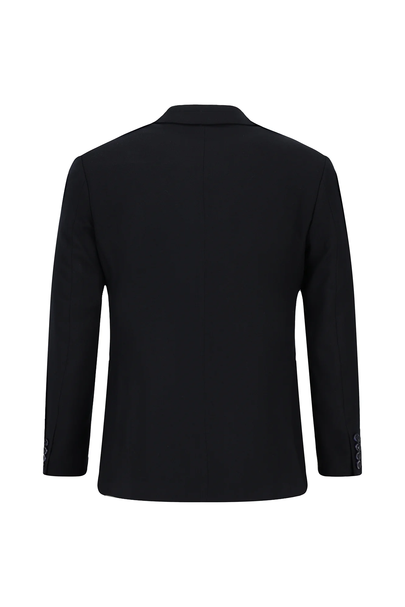 Koyu Lacivert 7 Drop Slim Fit Dar Kesim Desenli Takım Elbise - Image 3
