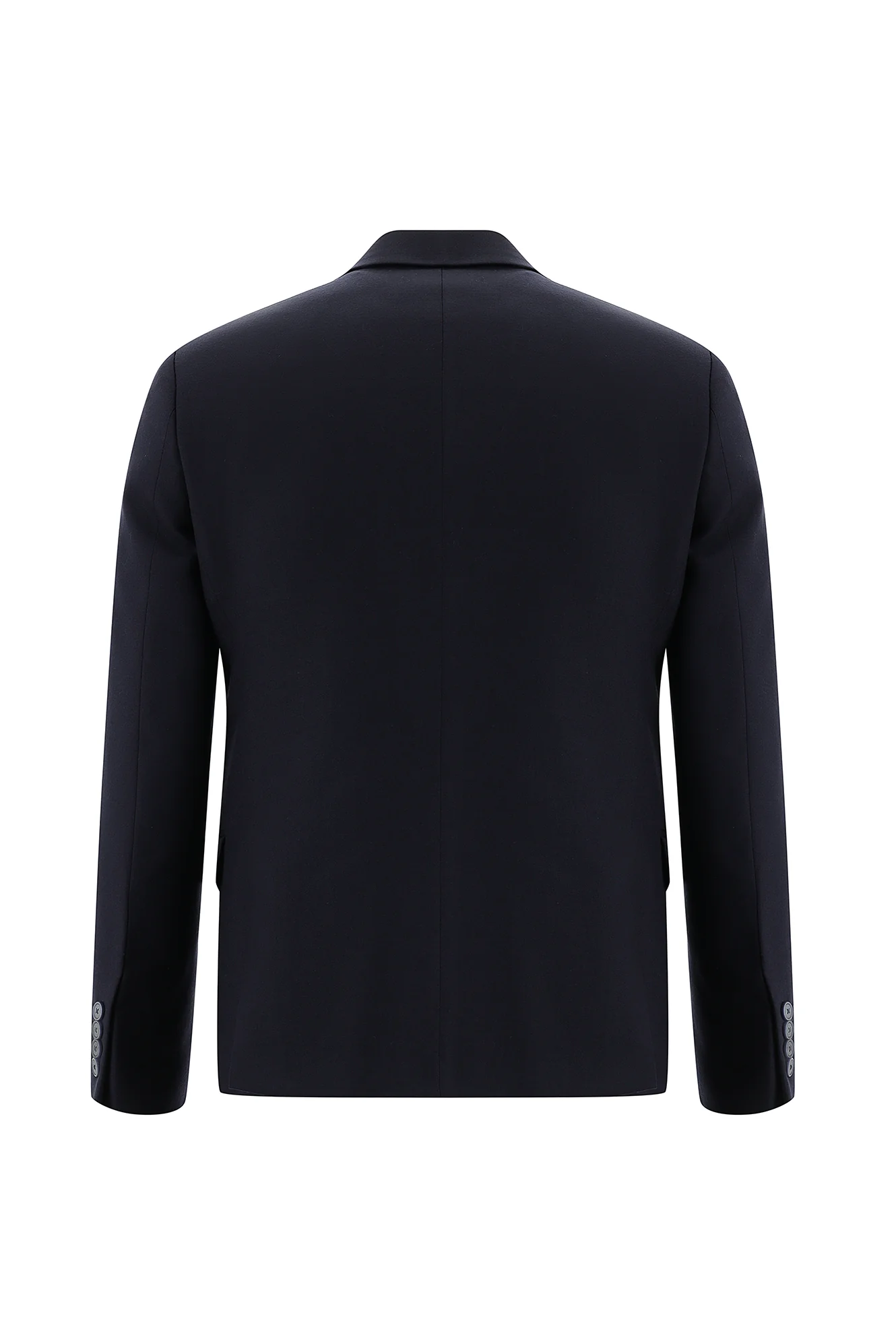 Koyu Lacivert 7 Drop Slim Fit Dar Kesim Keten Karışımlı Takım Elbise - Image 3