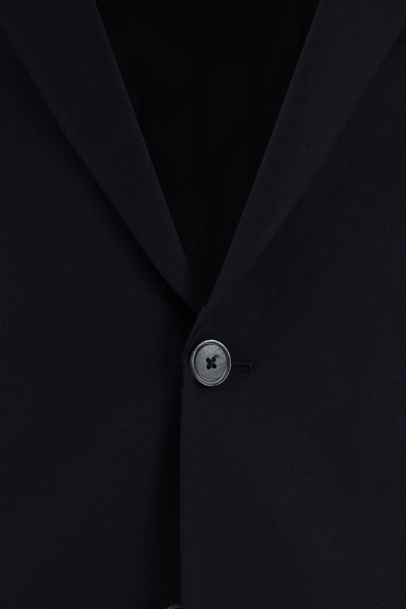 Koyu Lacivert 7 Drop Slim Fit Dar Kesim Keten Karışımlı Takım Elbise - Image 4