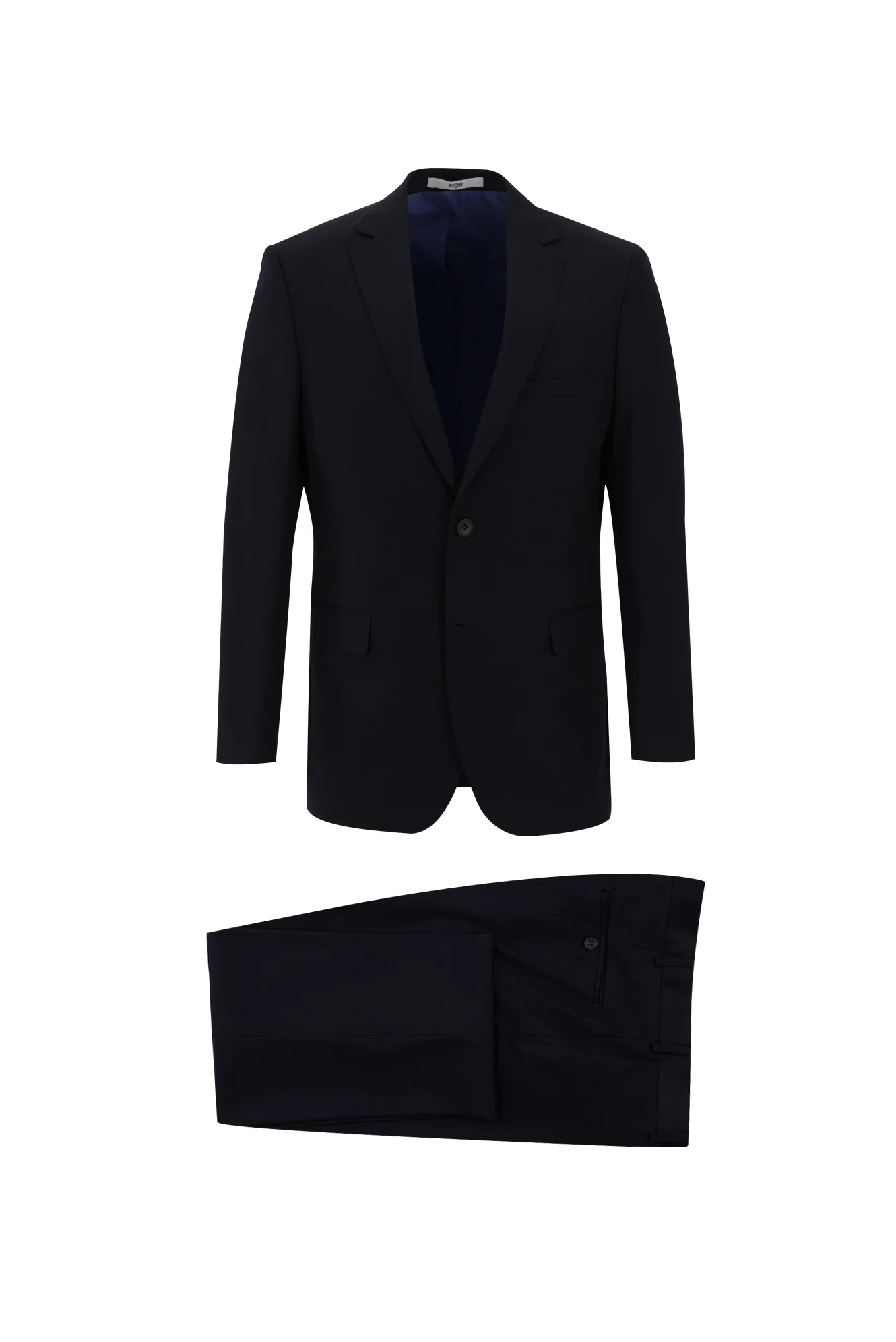 Koyu Lacivert 7 Drop Slim Fit Dar Kesim Takım Elbise