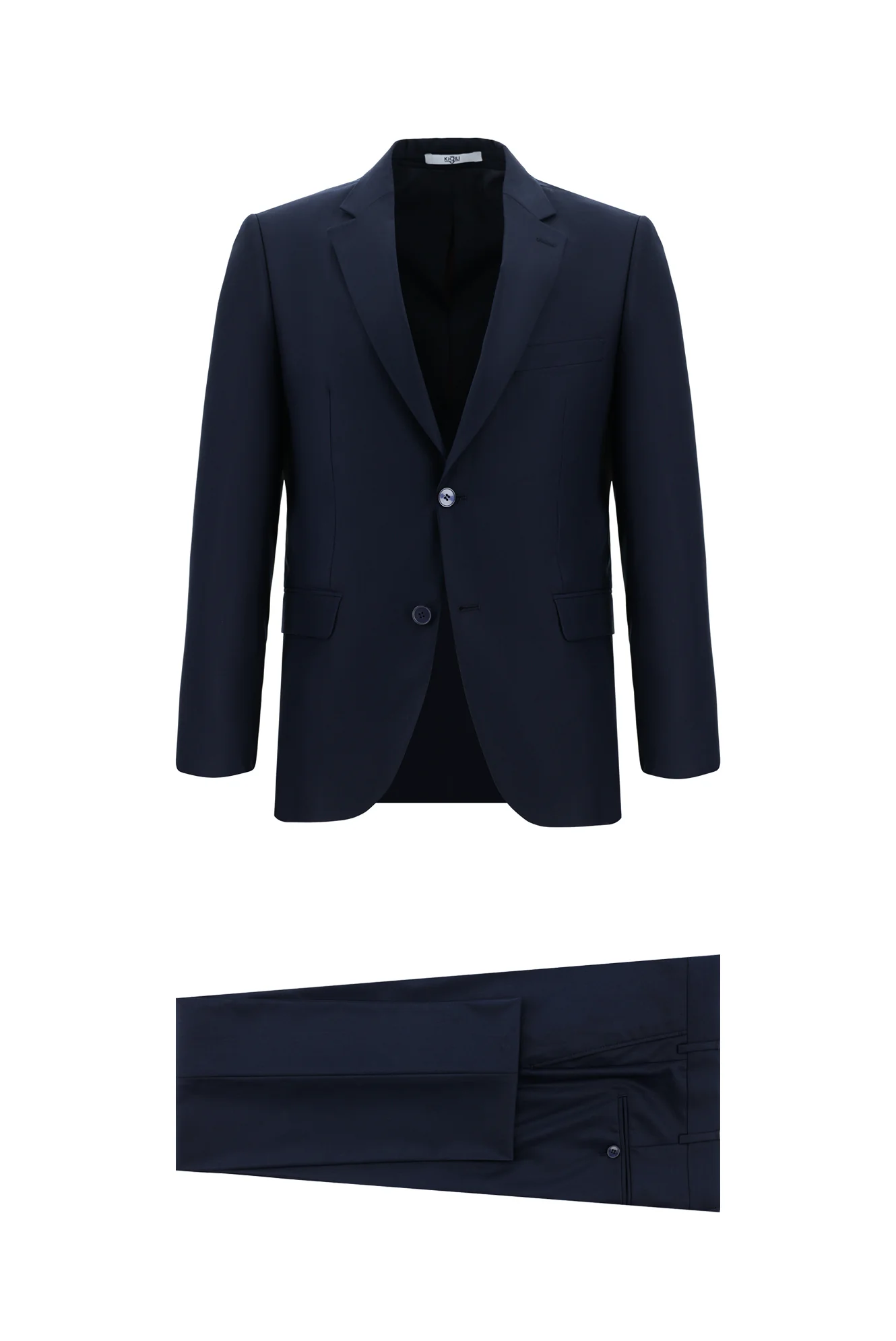 Koyu Lacivert 7 Drop Slim Fit Dar Kesim Takım Elbise