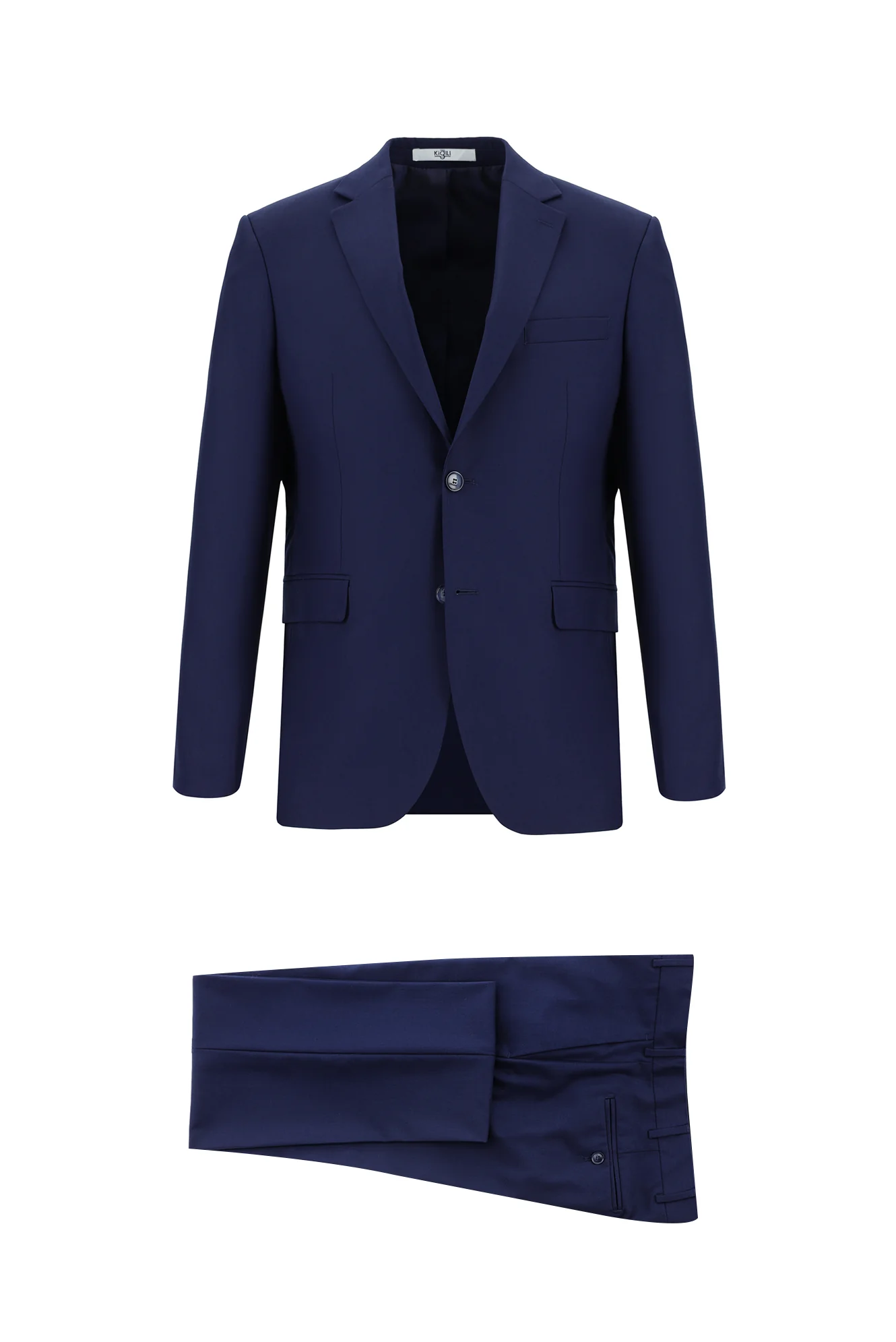 Koyu Lacivert 7 Drop Slim Fit Dar Kesim Takım Elbise