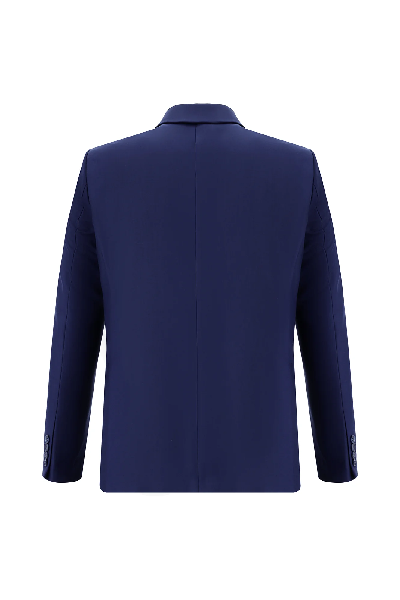 Koyu Lacivert 7 Drop Slim Fit Dar Kesim Takım Elbise - Image 3