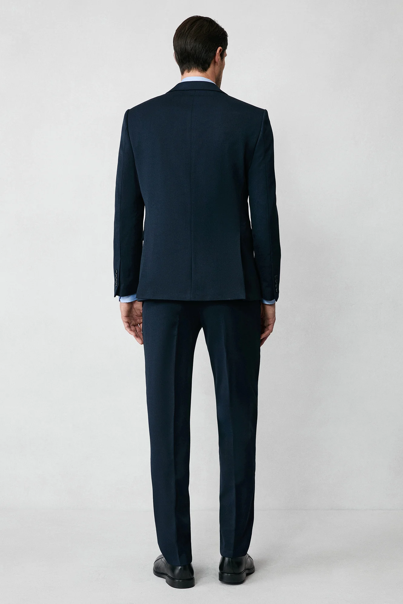 Koyu Lacivert 7 Drop Slim Fit Dar Kesim Mevsimlik Likralı Esnek Takım Elbise - Image 9