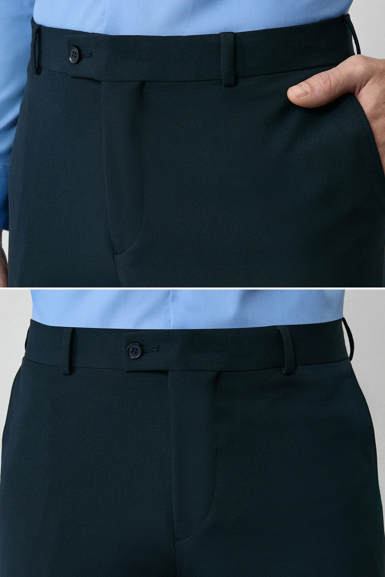 Koyu Lacivert 7 Drop Slim Fit Dar Kesim Mevsimlik Likralı Esnek Takım Elbise - Image 9