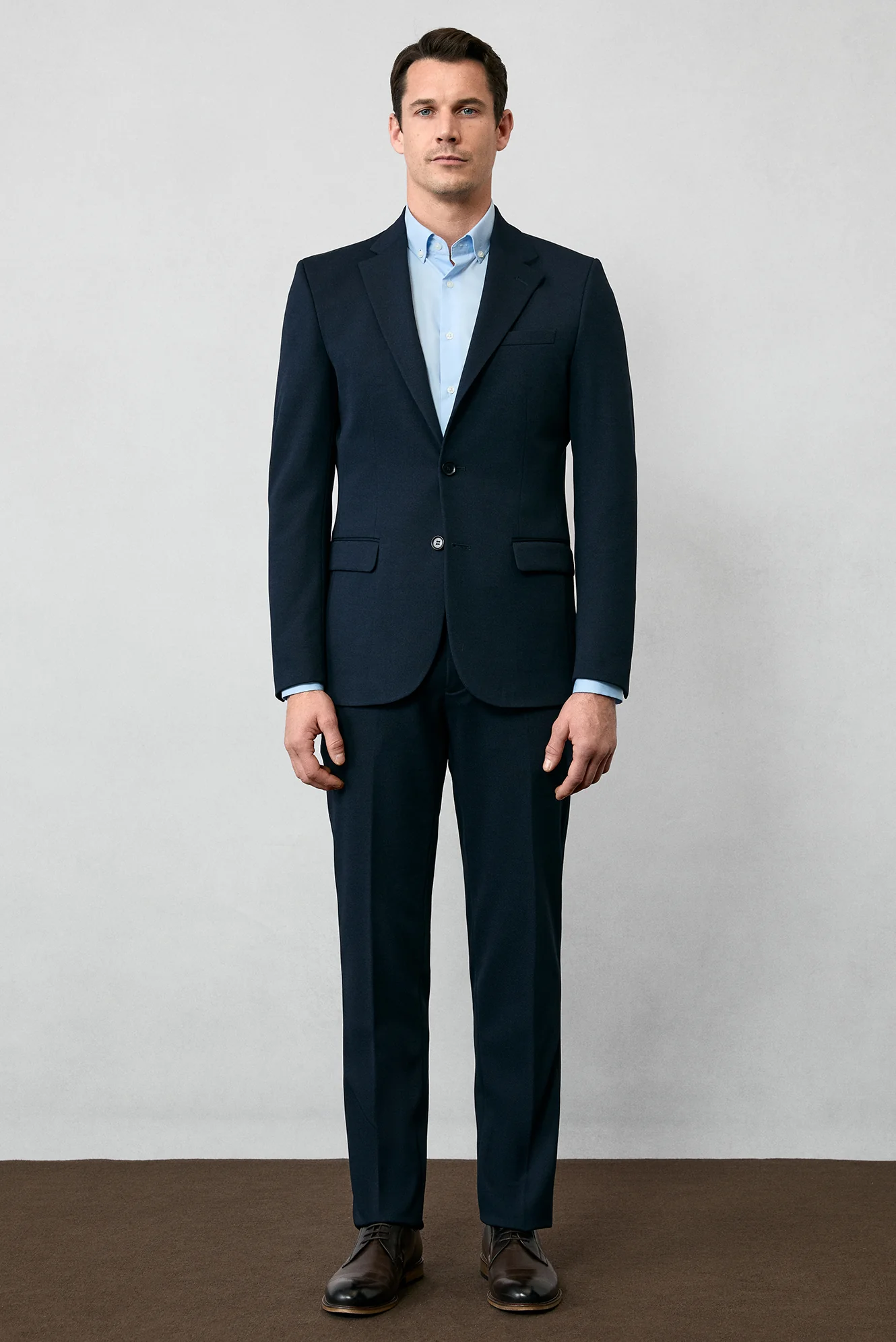 Koyu Lacivert 7 Drop Slim Fit Dar Kesim Mevsimlik Takım Elbise - Image 5