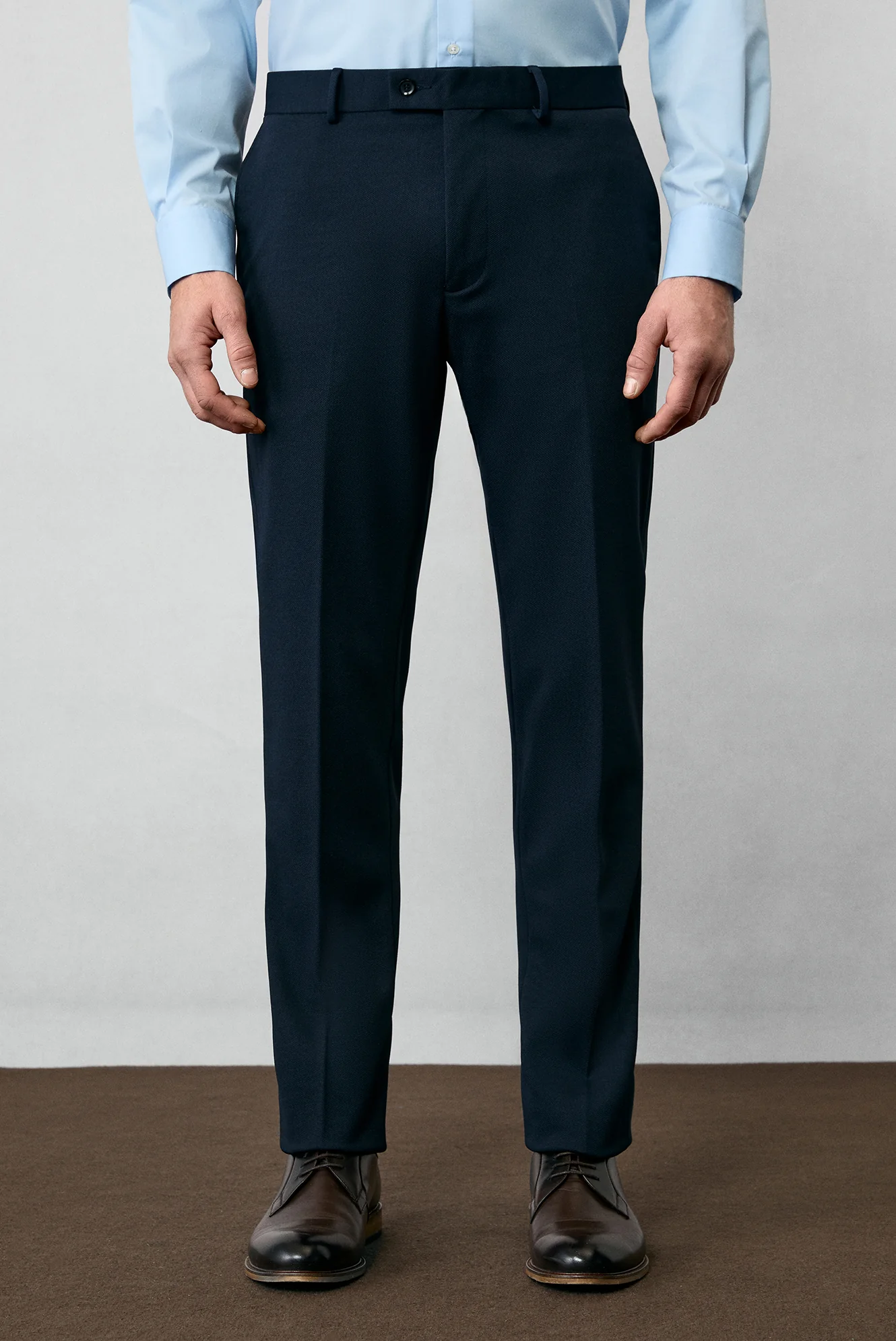 Koyu Lacivert 7 Drop Slim Fit Dar Kesim Mevsimlik Takım Elbise - Image 7