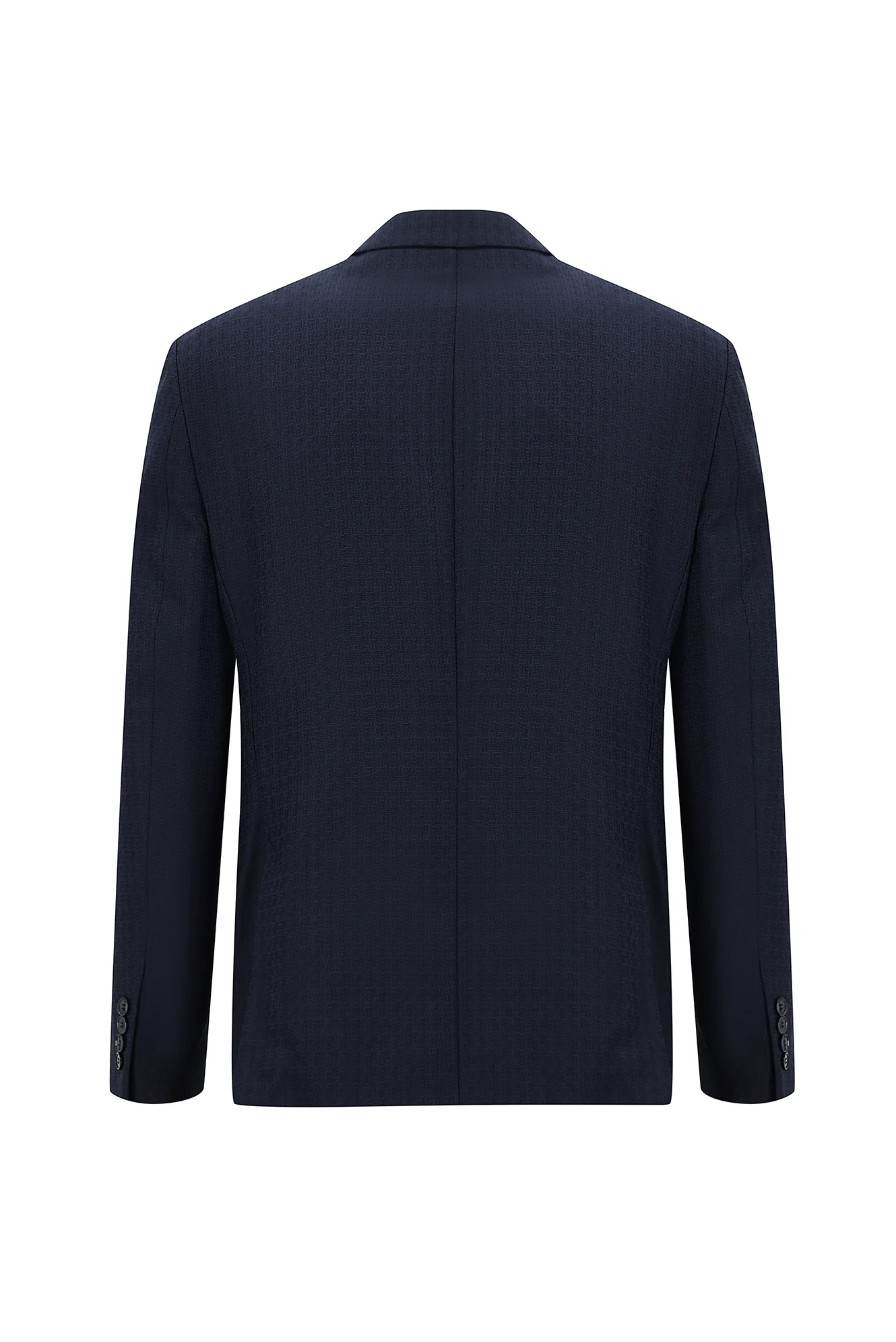 Koyu Lacivert 7 Drop Slim Fit Dar Kesim Kombinli Takım Elbise - Image 3