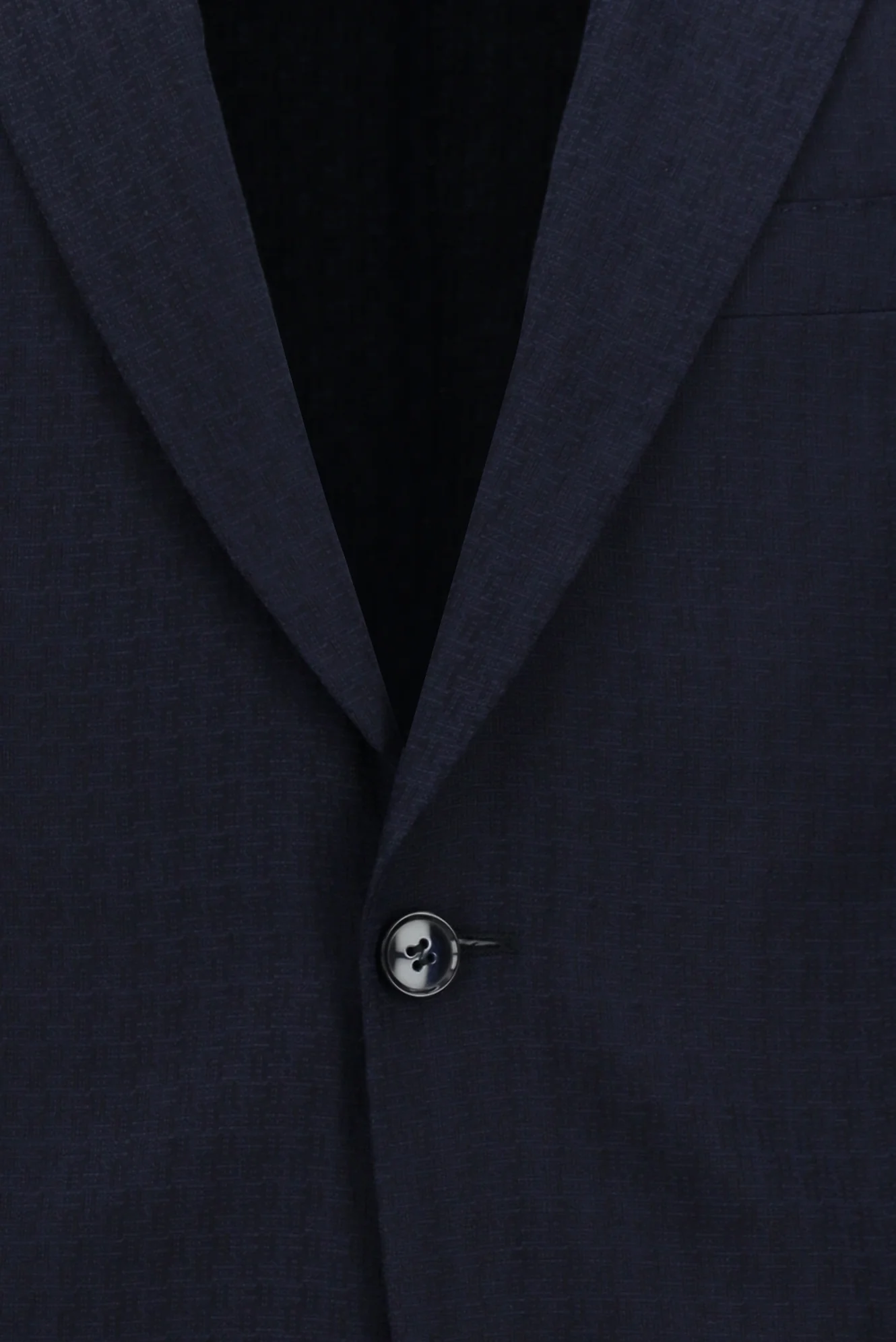 Koyu Lacivert 7 Drop Slim Fit Dar Kesim Kombinli Takım Elbise - Image 4