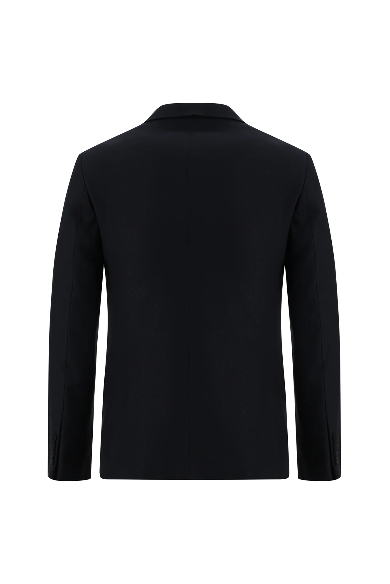 Koyu Lacivert 7 Drop Slim Fit Dar Kesim Kruvaze Takım Elbise - Image 3