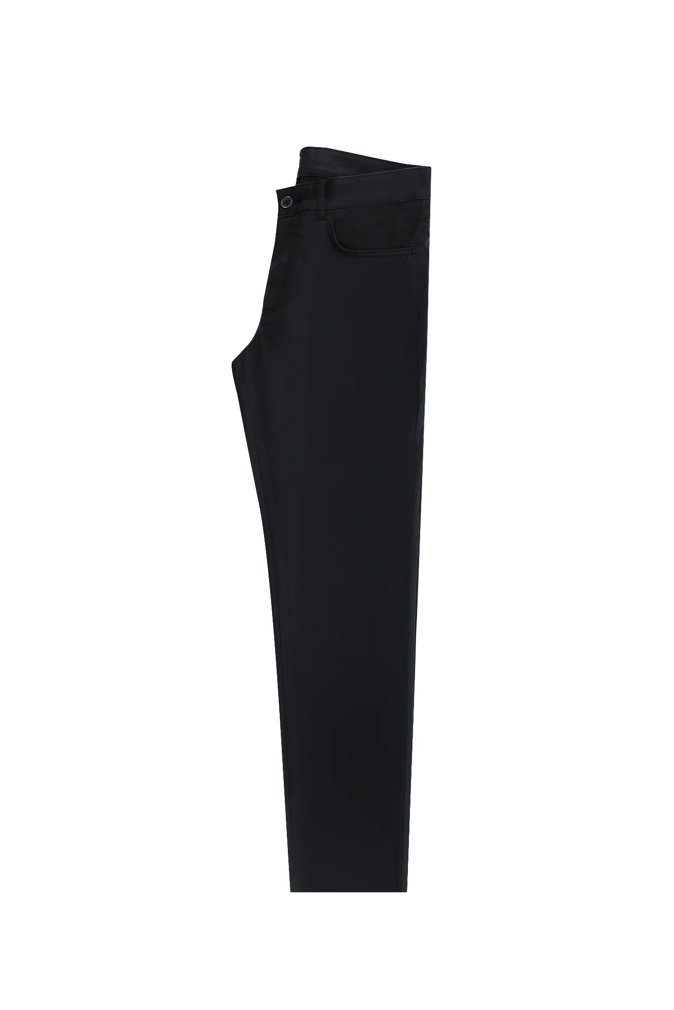 Koyu Lacivert Slim Fit Dar Kesim Likralı Kanvas / Chino Pantolon