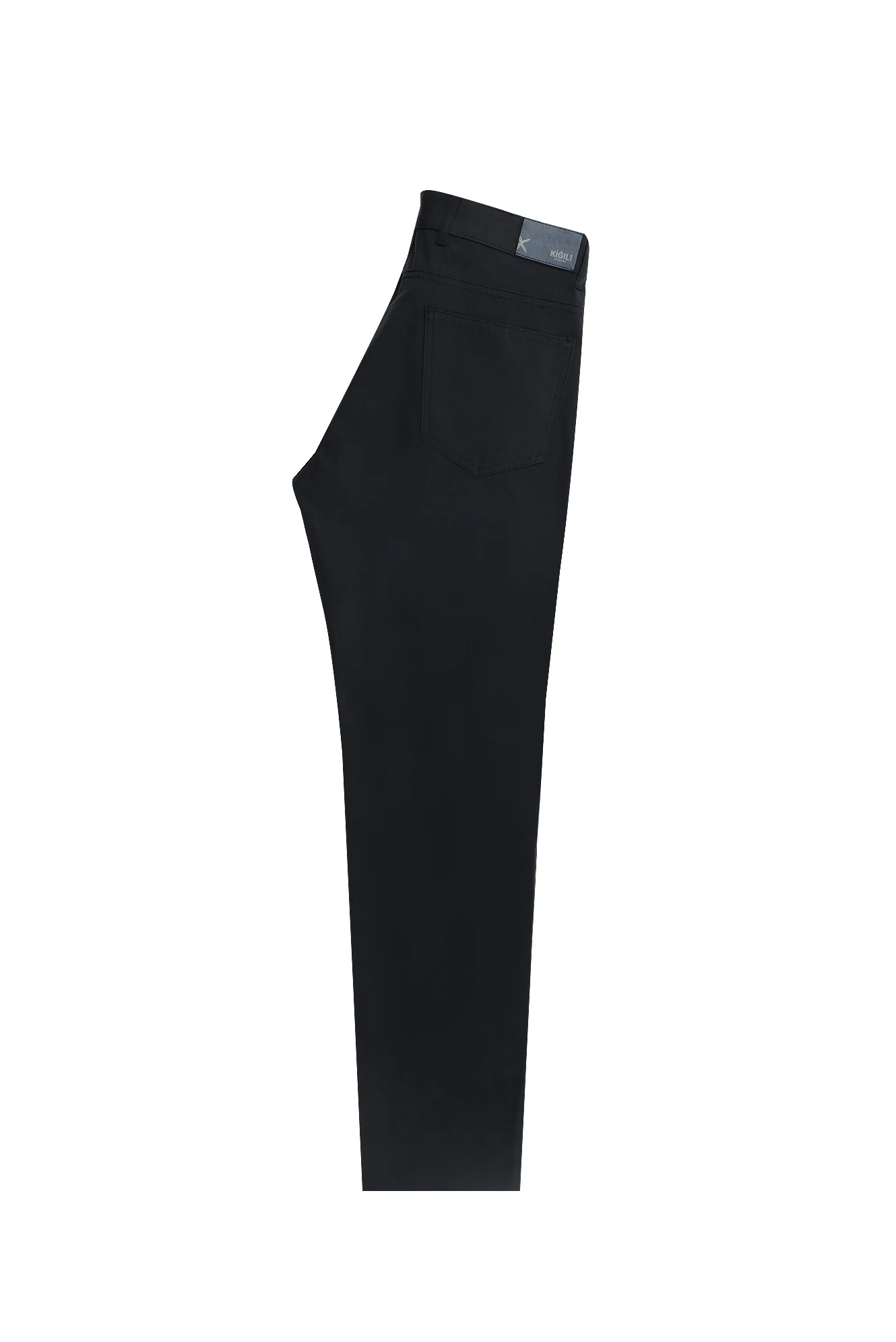 Koyu Lacivert Slim Fit Dar Kesim Likralı Kanvas / Chino Pantolon - Image 3