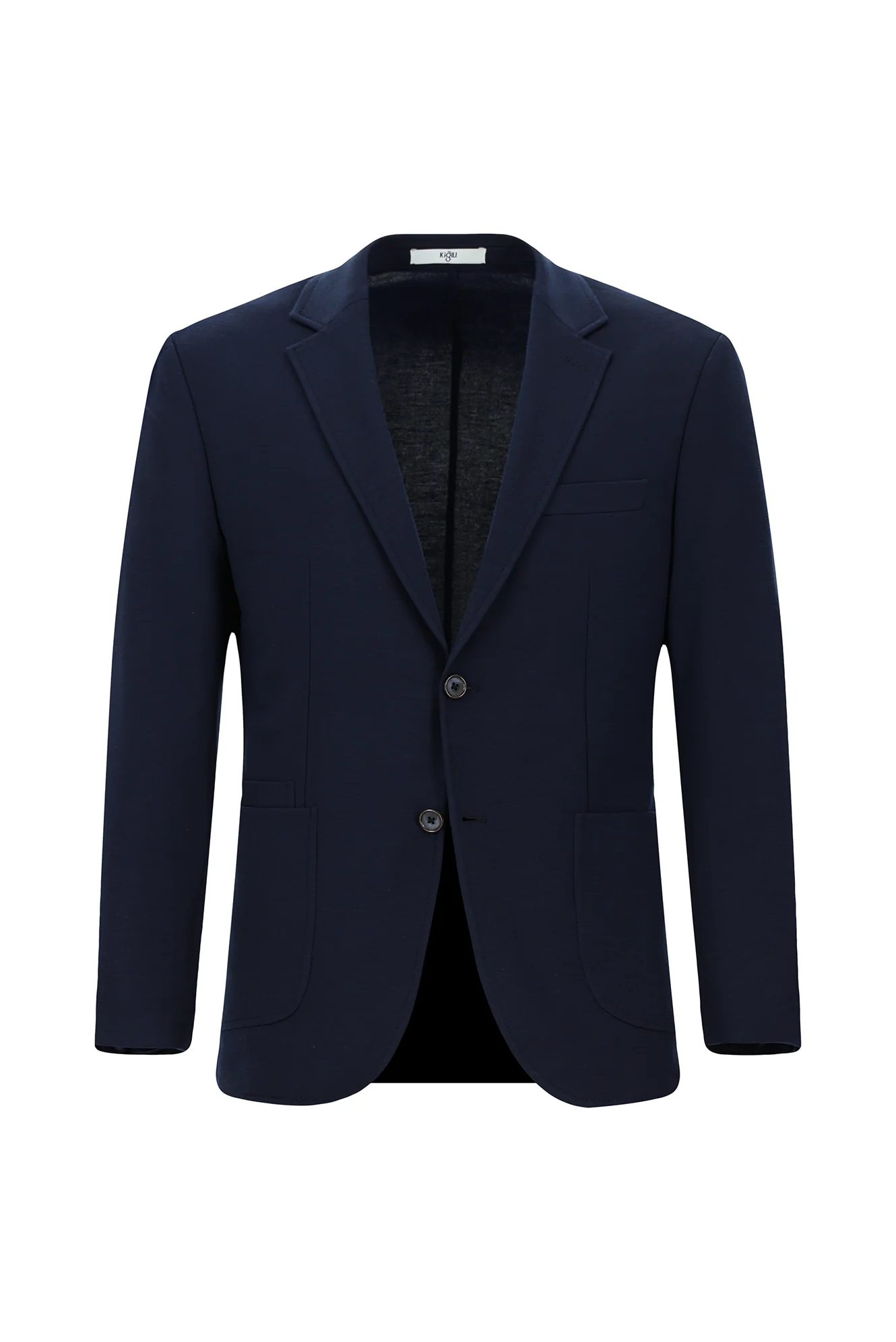 Koyu Lacivert 7 Drop Slim Fit Dar Kesim Likralı Spor Ceket - Image 7
