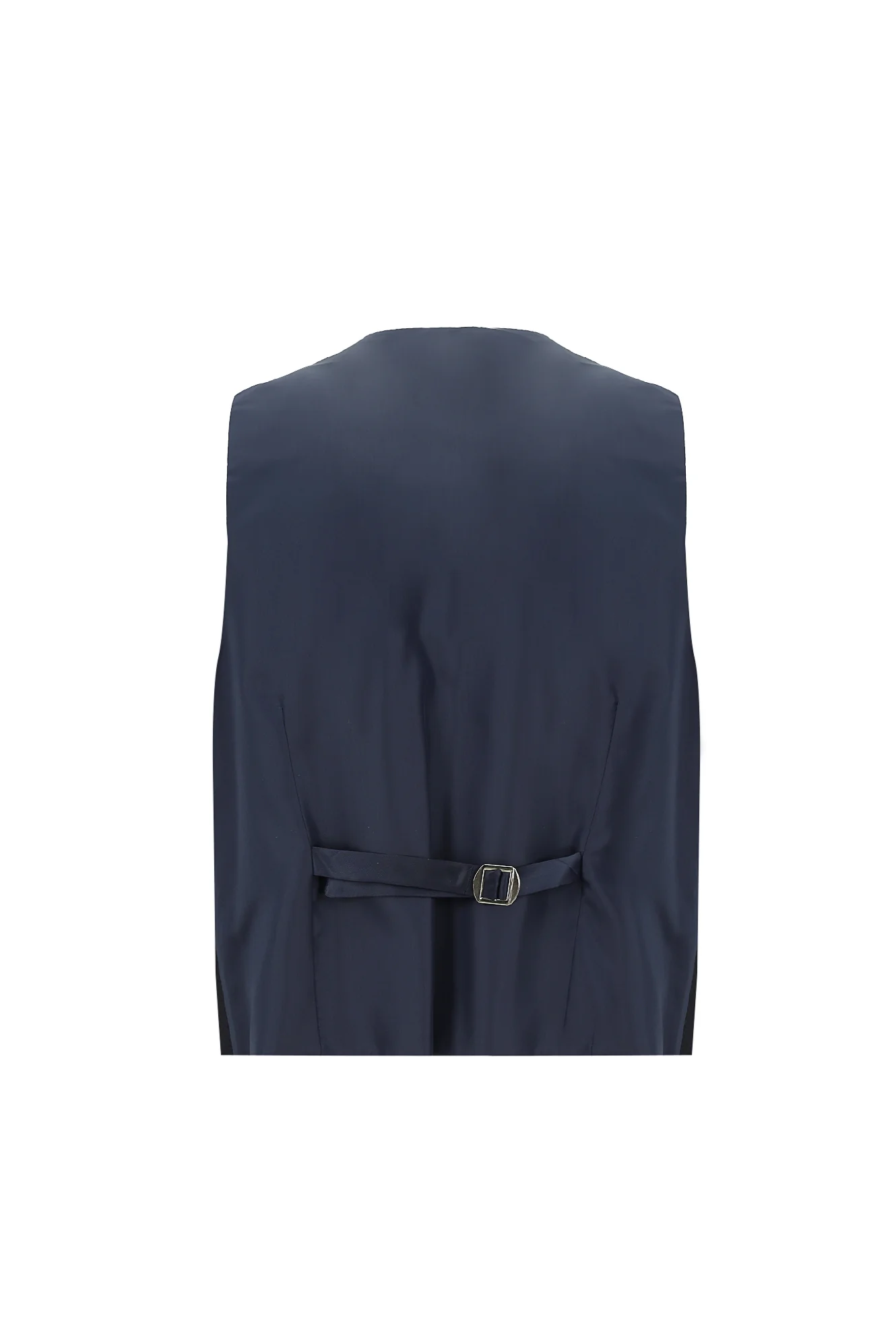 Koyu Lacivert 7 Drop Slim Fit Dar Kesim Şal Yaka Yelekli Smokin & Damatlık - Image 5