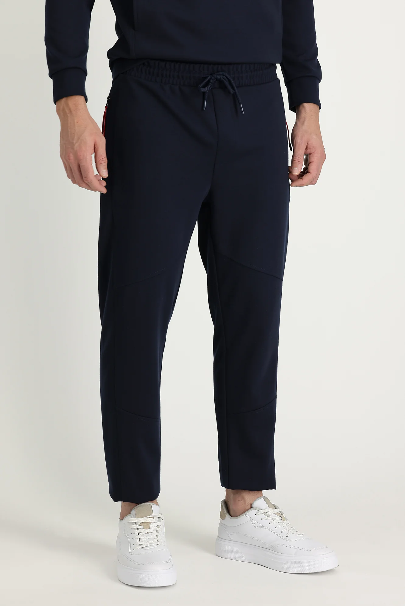 Koyu Lacivert Slim Fit Dar Kesim Sweatpant / Eşofman Altı - Image 2