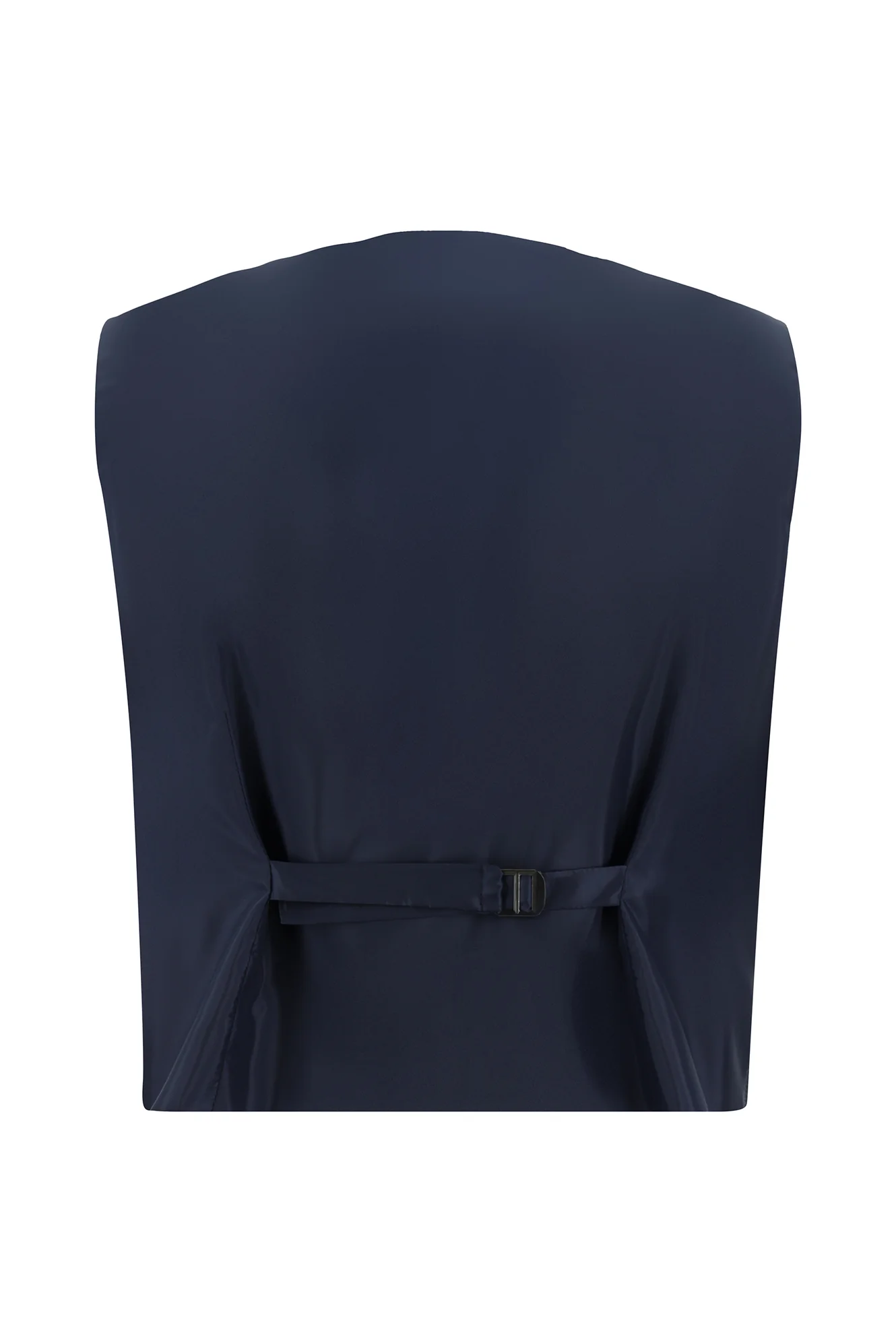 Koyu Lacivert 7 Drop Slim Fit Dar Kesim Yelekli Kombinli Takım Elbise - Image 5