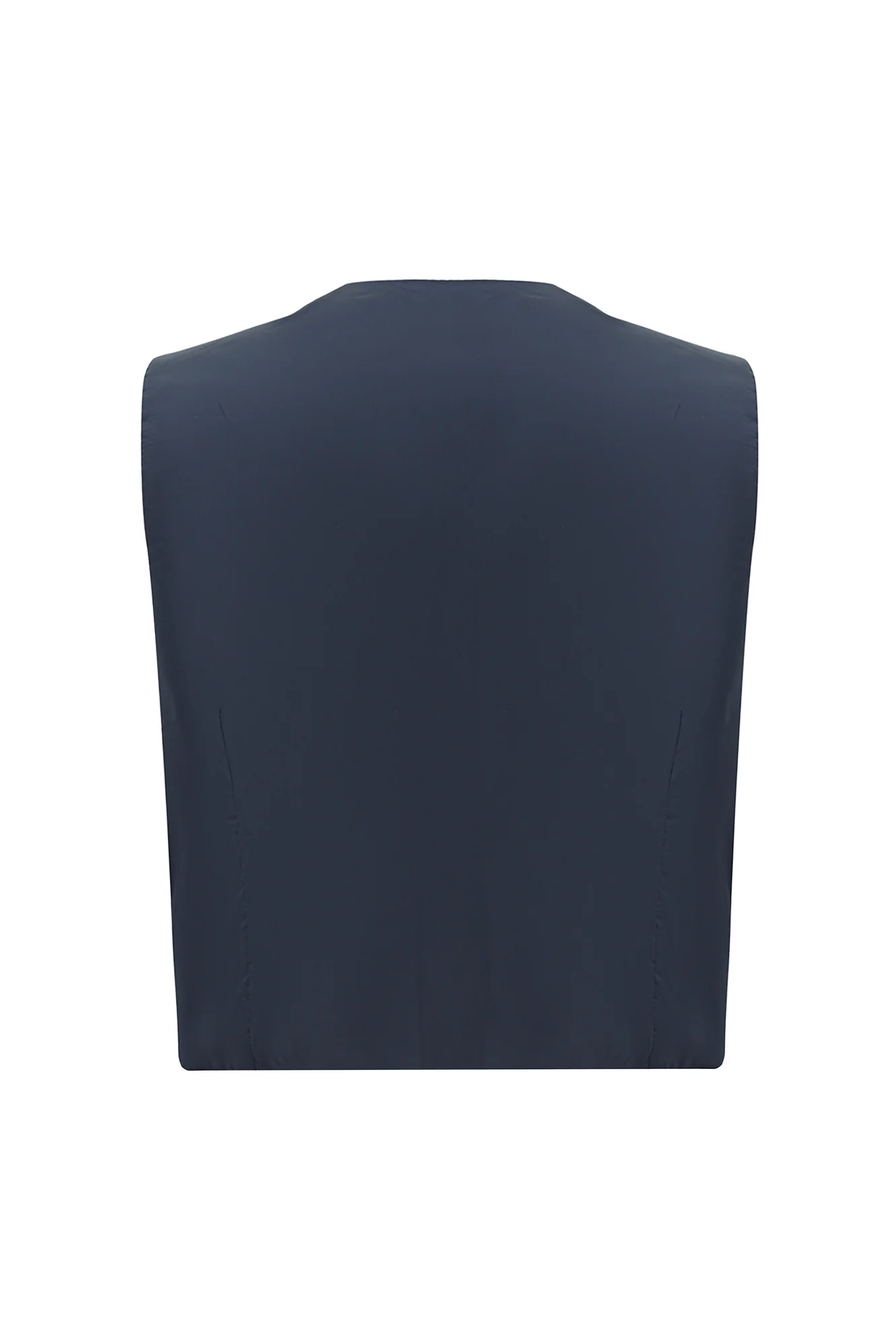 Koyu Lacivert 7 Drop Slim Fit Dar Kesim Yelekli Takım Elbise - Image 8
