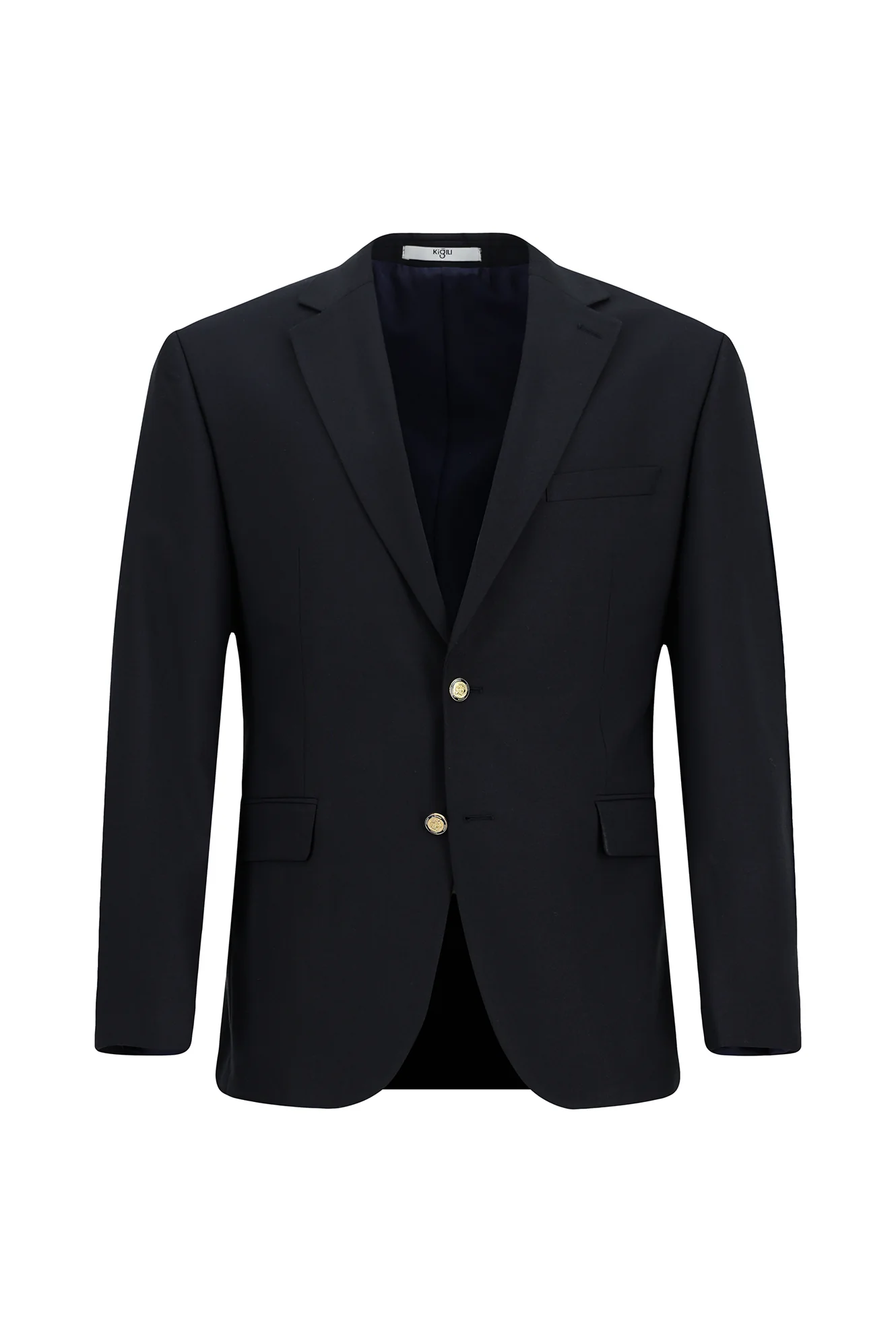 Koyu Lacivert 7 Drop Slim Fit Dar Kesim Yünlü Blazer Ceket - Image 7