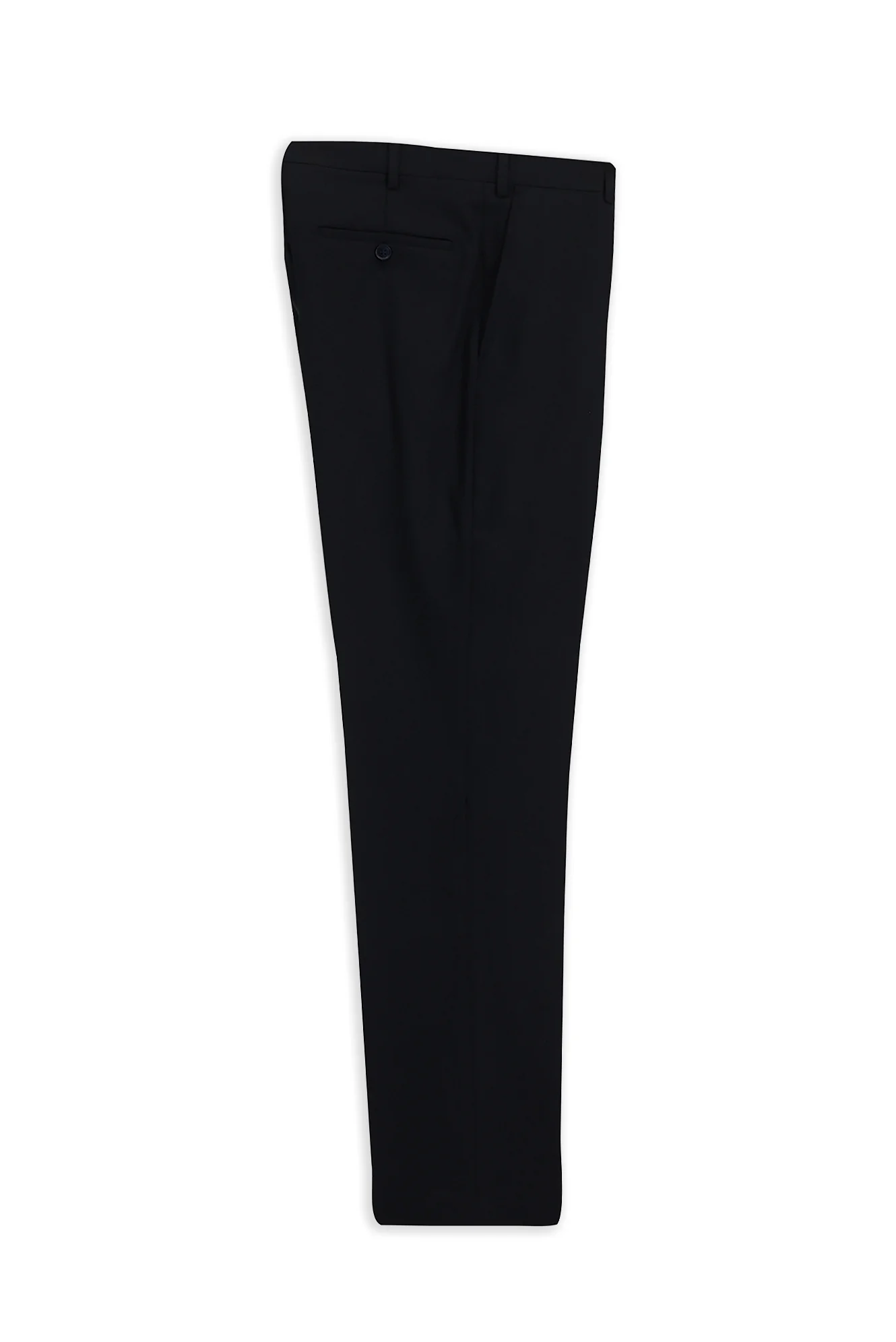 Koyu Lacivert 7 Drop Slim Fit Dar Kesim Yünlü Klasik Kumaş Pantolon - Image 7