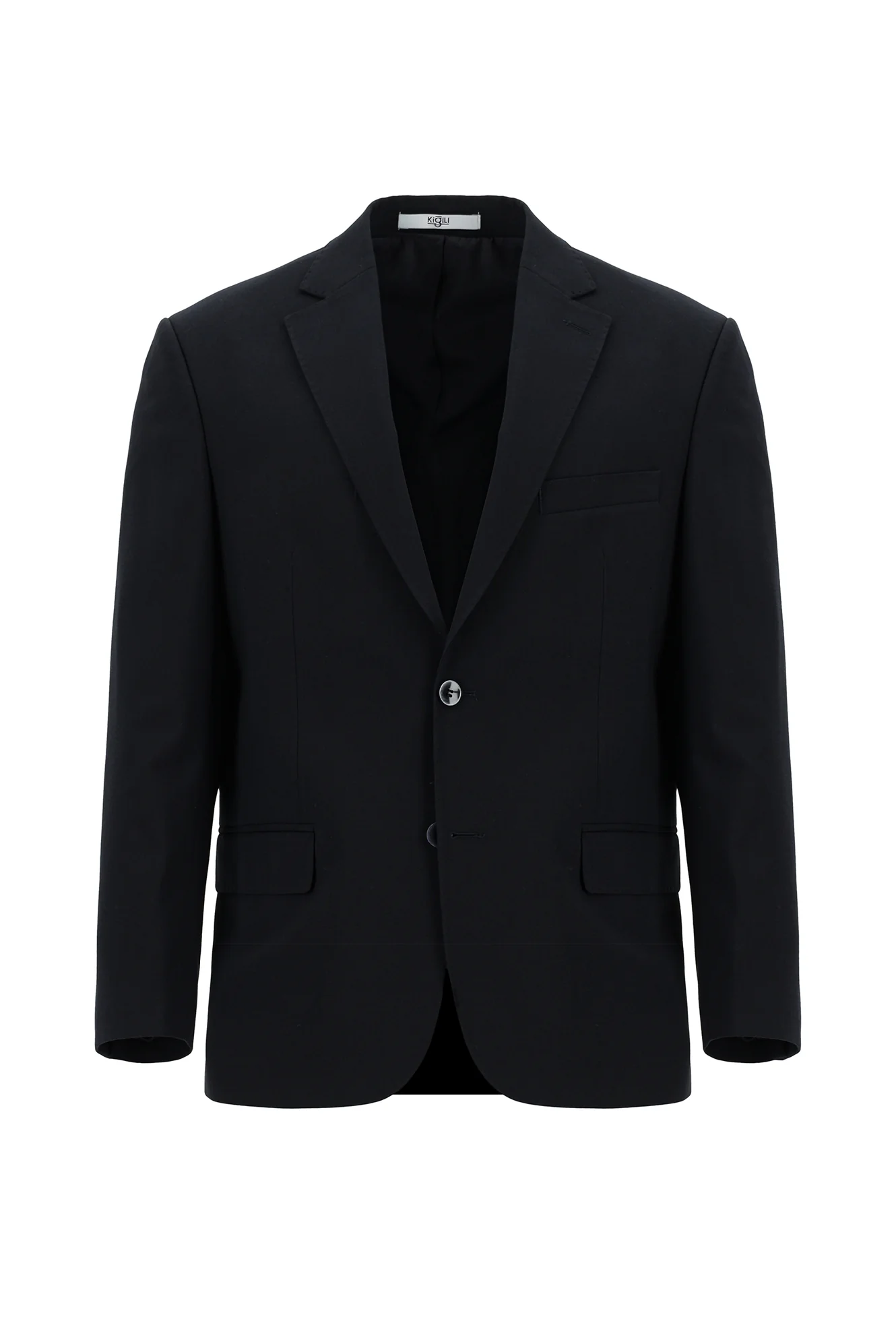 Koyu Lacivert 7 Drop Slim Fit Dar Kesim Yünlü Takım Elbise - Image 2