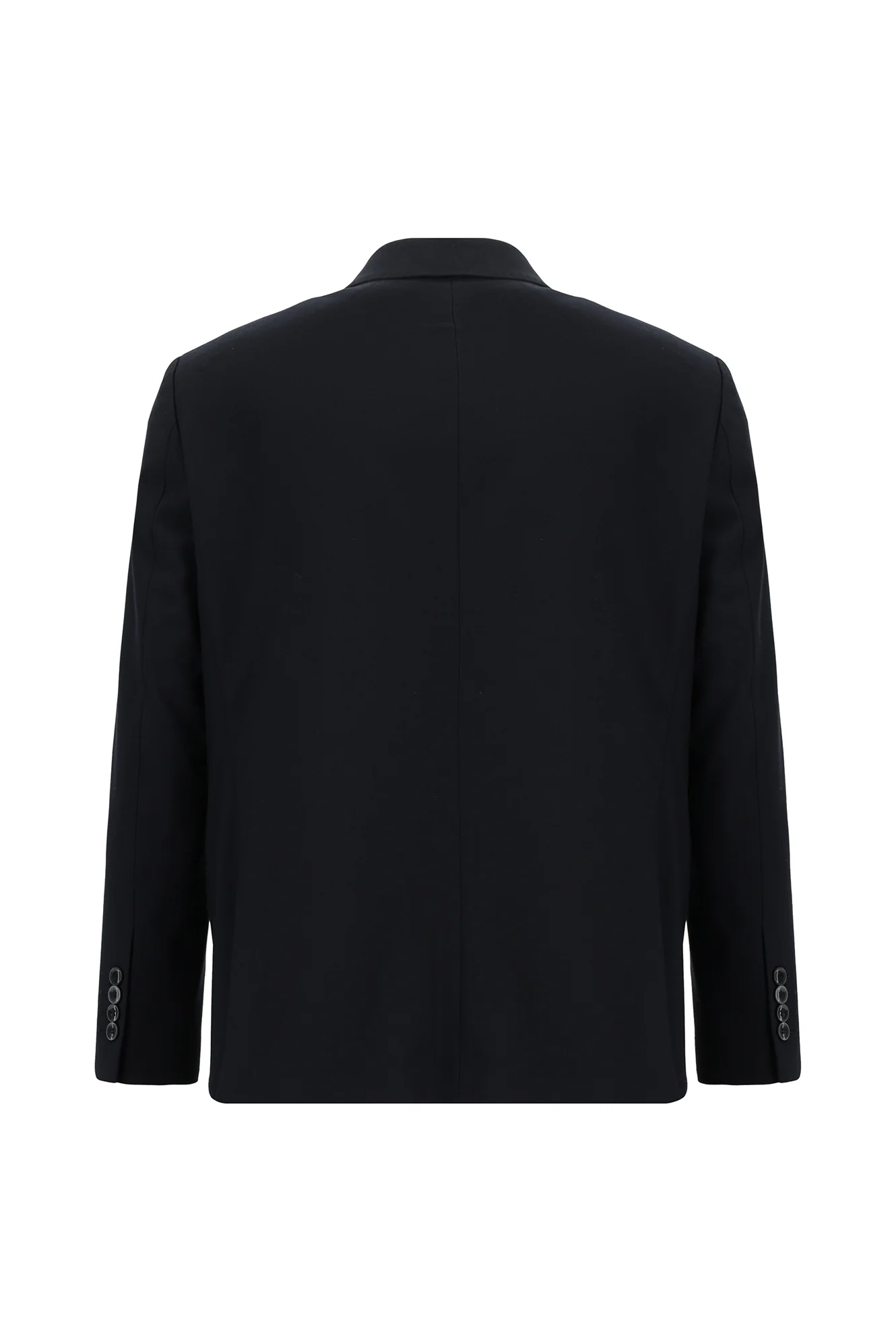 Koyu Lacivert 7 Drop Slim Fit Dar Kesim Yünlü Takım Elbise - Image 3
