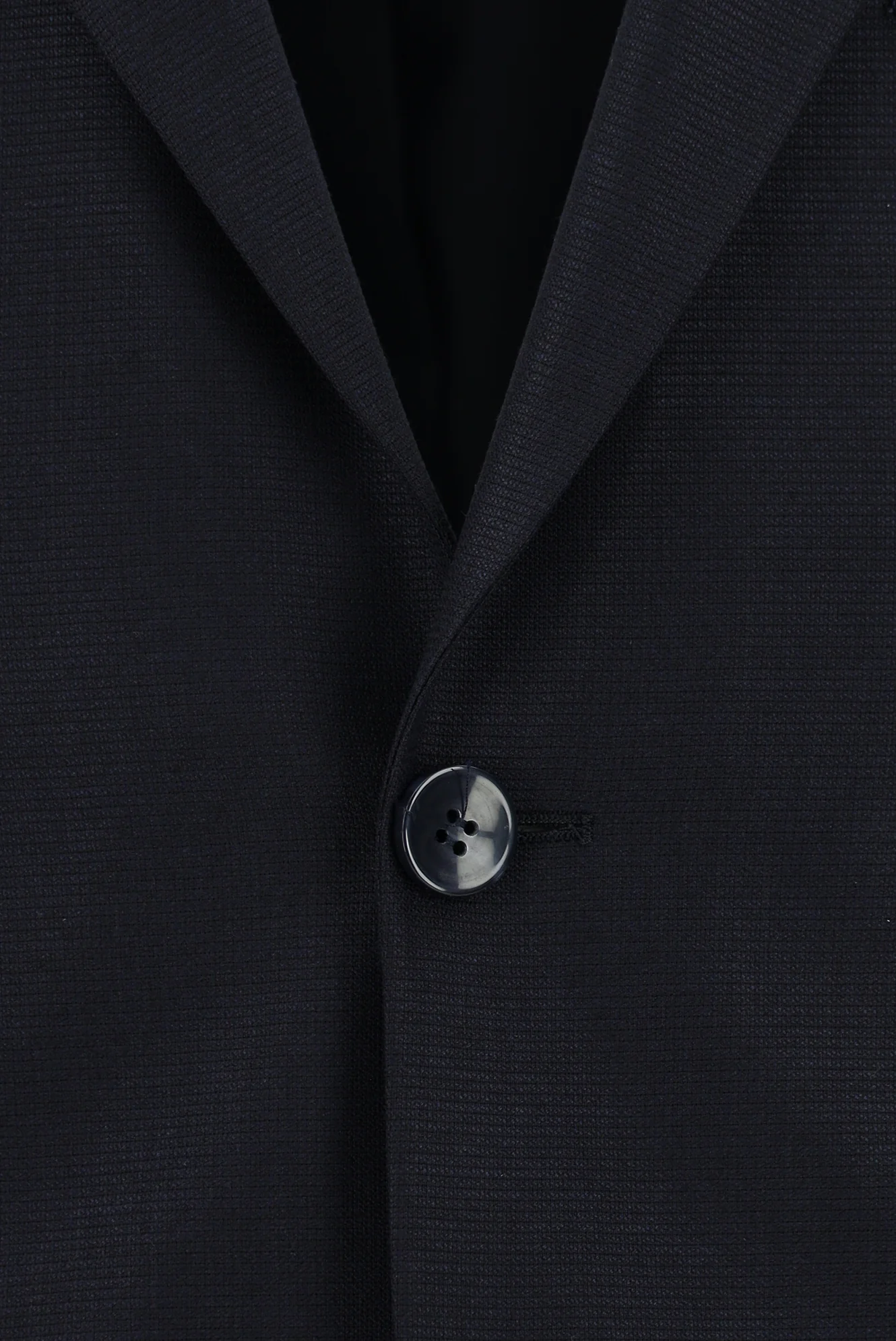 Koyu Lacivert 7 Drop Slim Fit Dar Kesim Yünlü Takım Elbise - Image 4