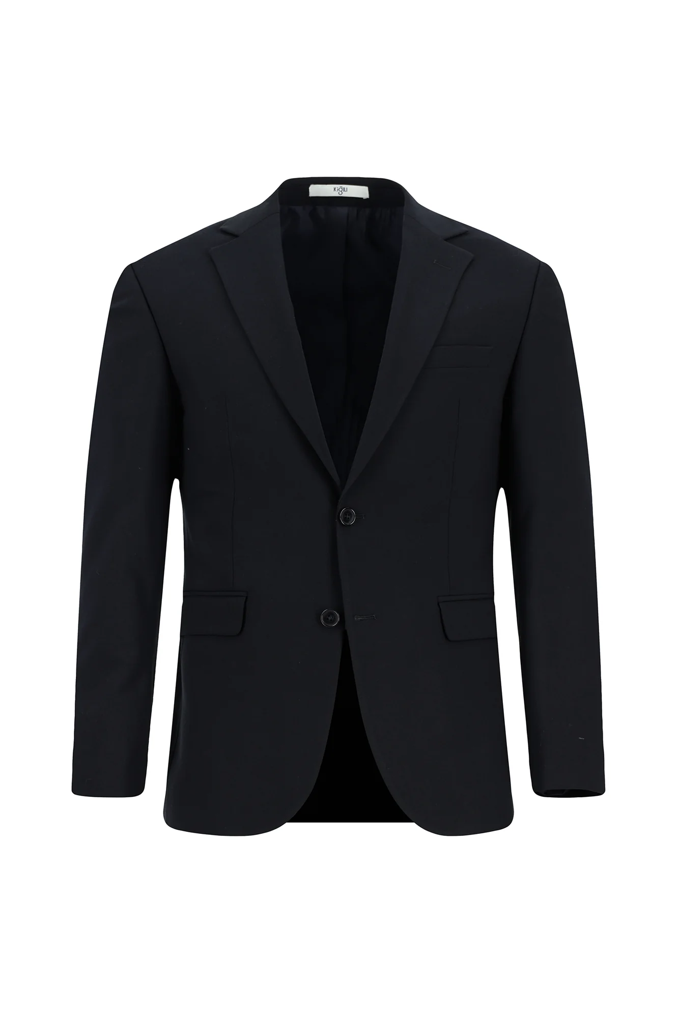 Koyu Lacivert 7 Drop Slim Fit Dar Kesim Yünlü Takım Elbise - Image 2