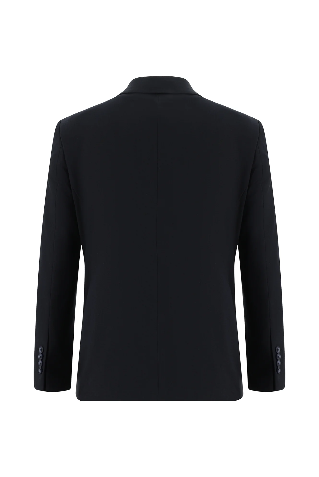 Koyu Lacivert 7 Drop Slim Fit Dar Kesim Yünlü Takım Elbise - Image 3
