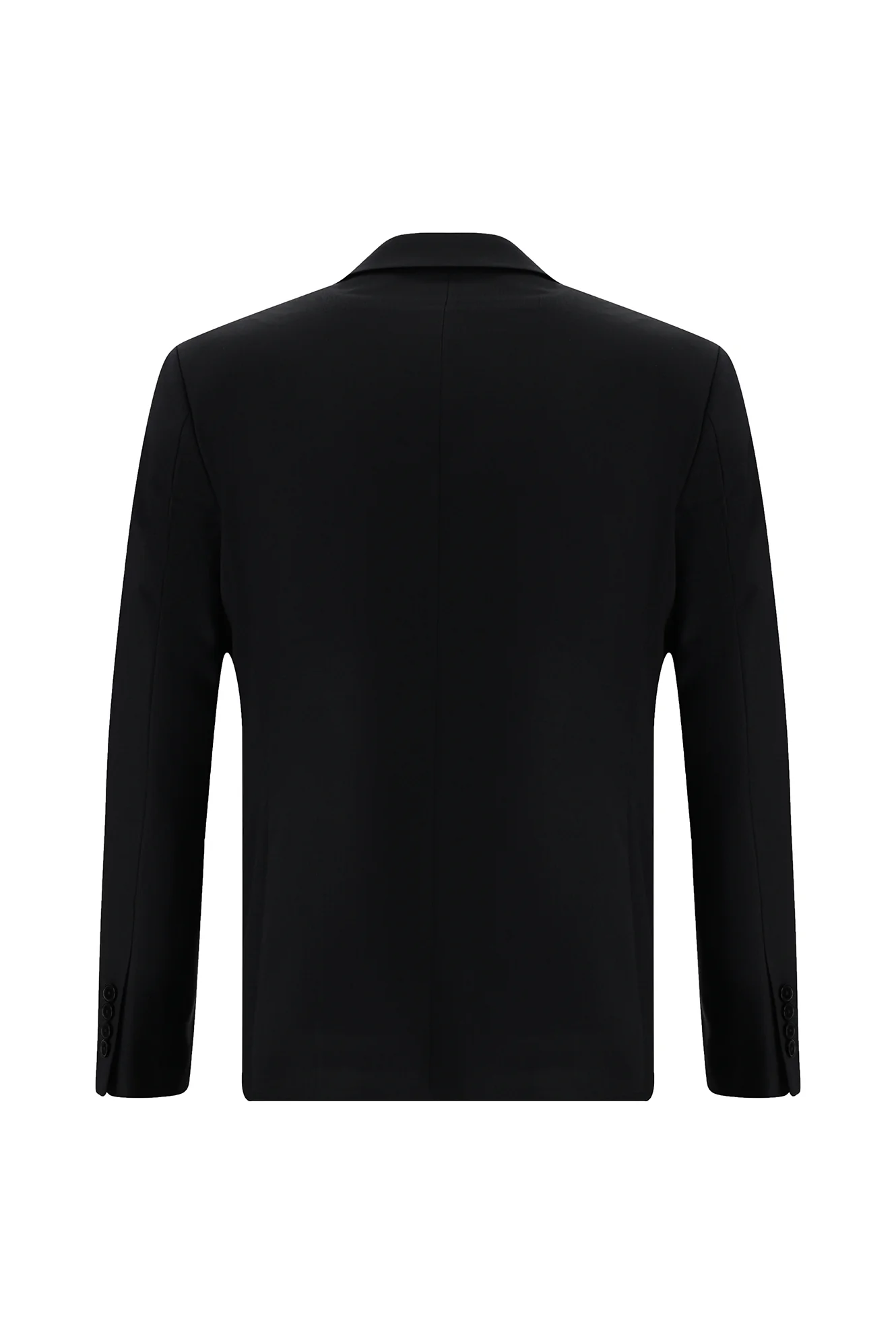 Koyu Lacivert 7 Drop Slim Fit Dar Kesim Yünlü Takım Elbise - Image 3
