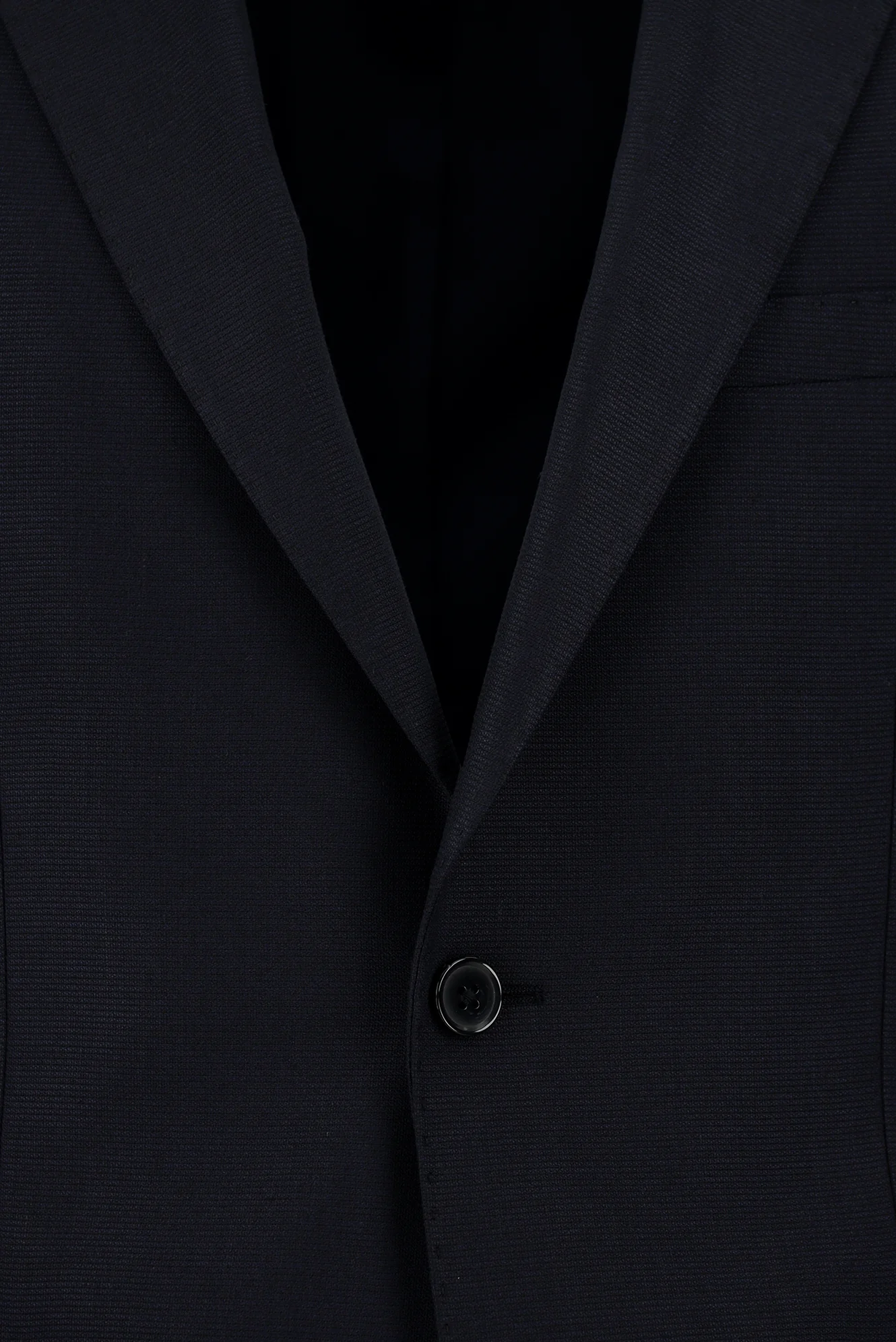 Koyu Lacivert 7 Drop Slim Fit Dar Kesim Yünlü Takım Elbise - Image 4