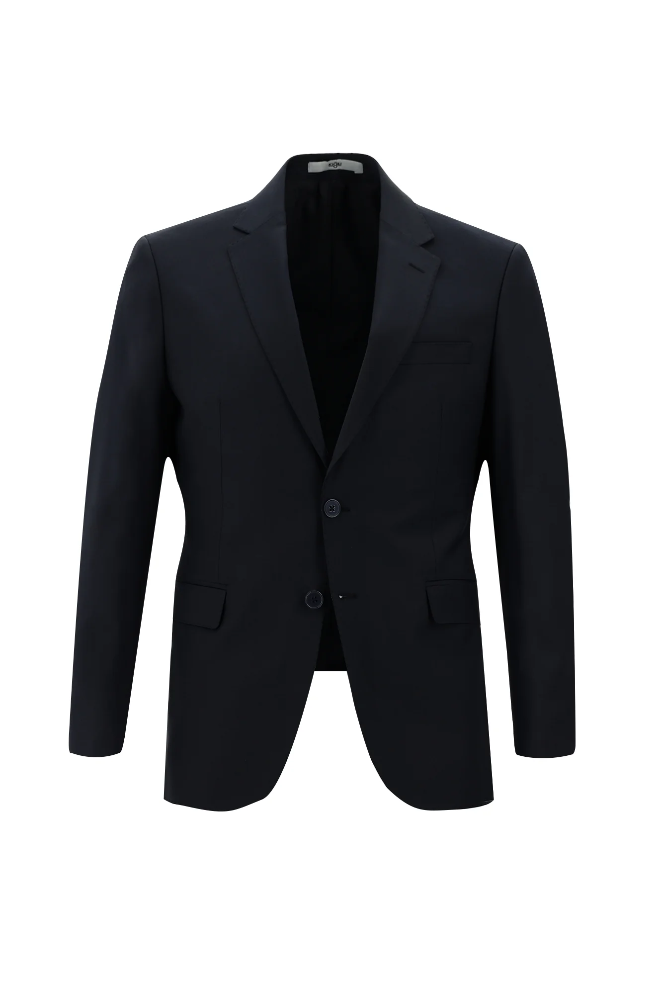 Koyu Lacivert 7 Drop Slim Fit Dar Kesim Yünlü Takım Elbise - Image 2