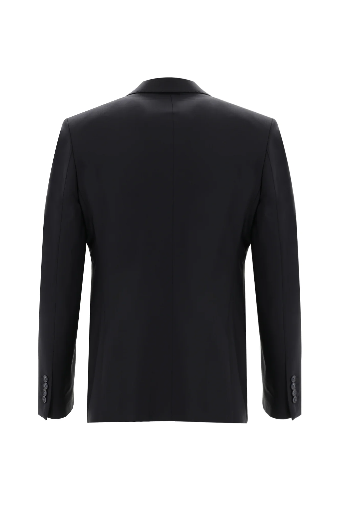 Koyu Lacivert 7 Drop Slim Fit Dar Kesim Yünlü Takım Elbise - Image 3