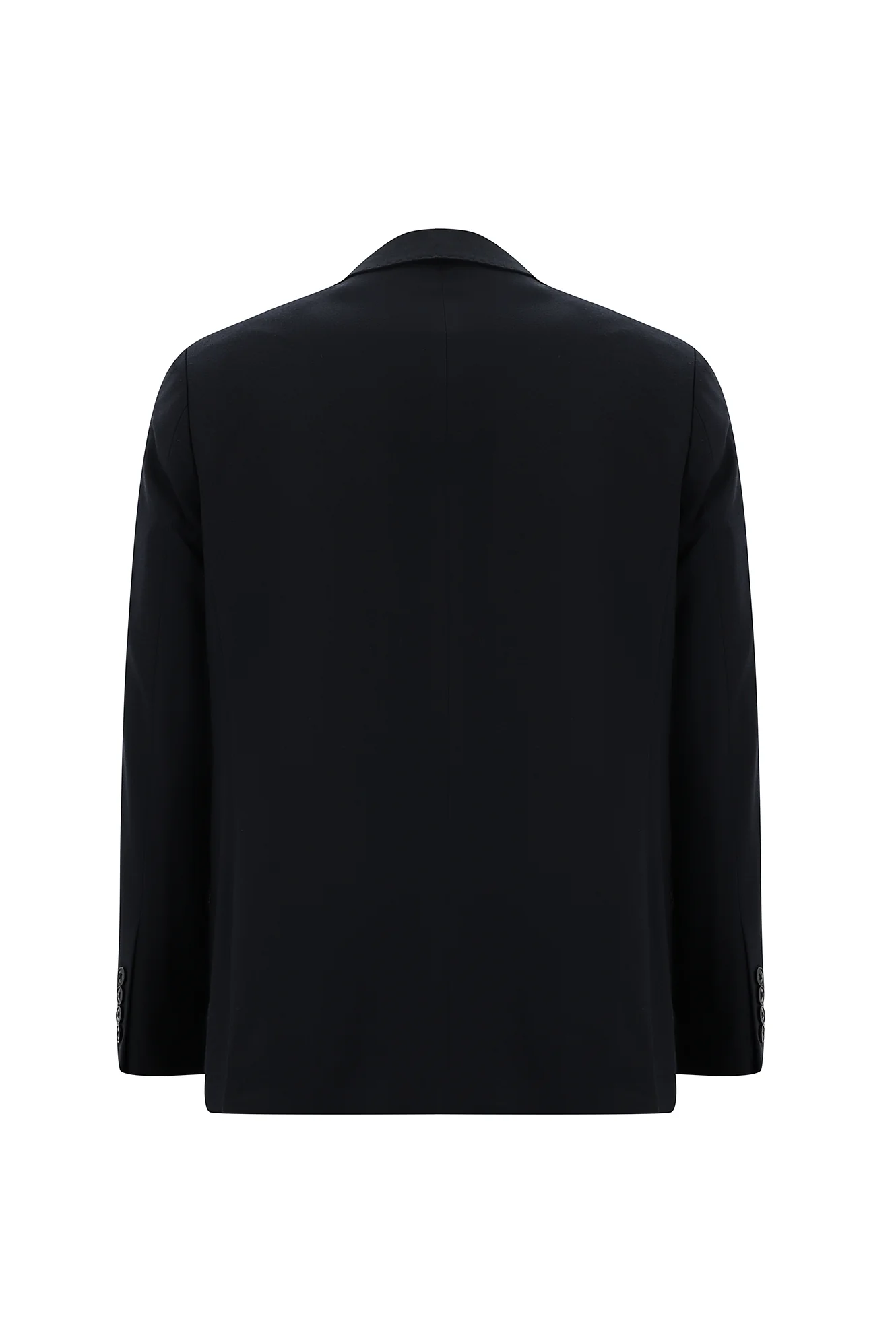 Koyu Lacivert 7 Drop Slim Fit Dar Kesim Yünlü Takım Elbise - Image 3