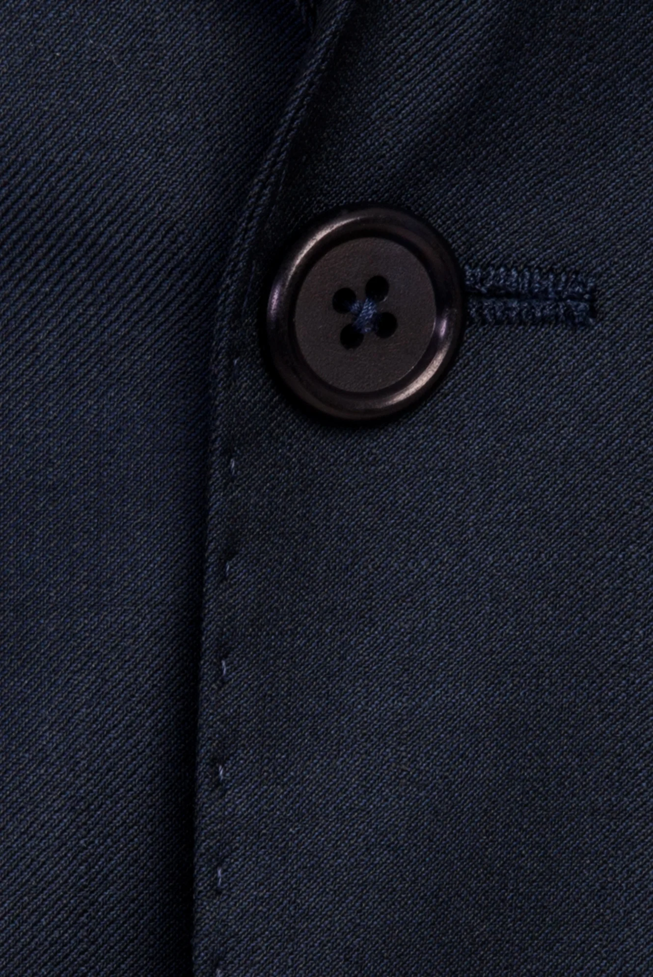 Koyu Lacivert 7 Drop Slim Fit Dar Kesim Yünlü Takım Elbise - Image 4