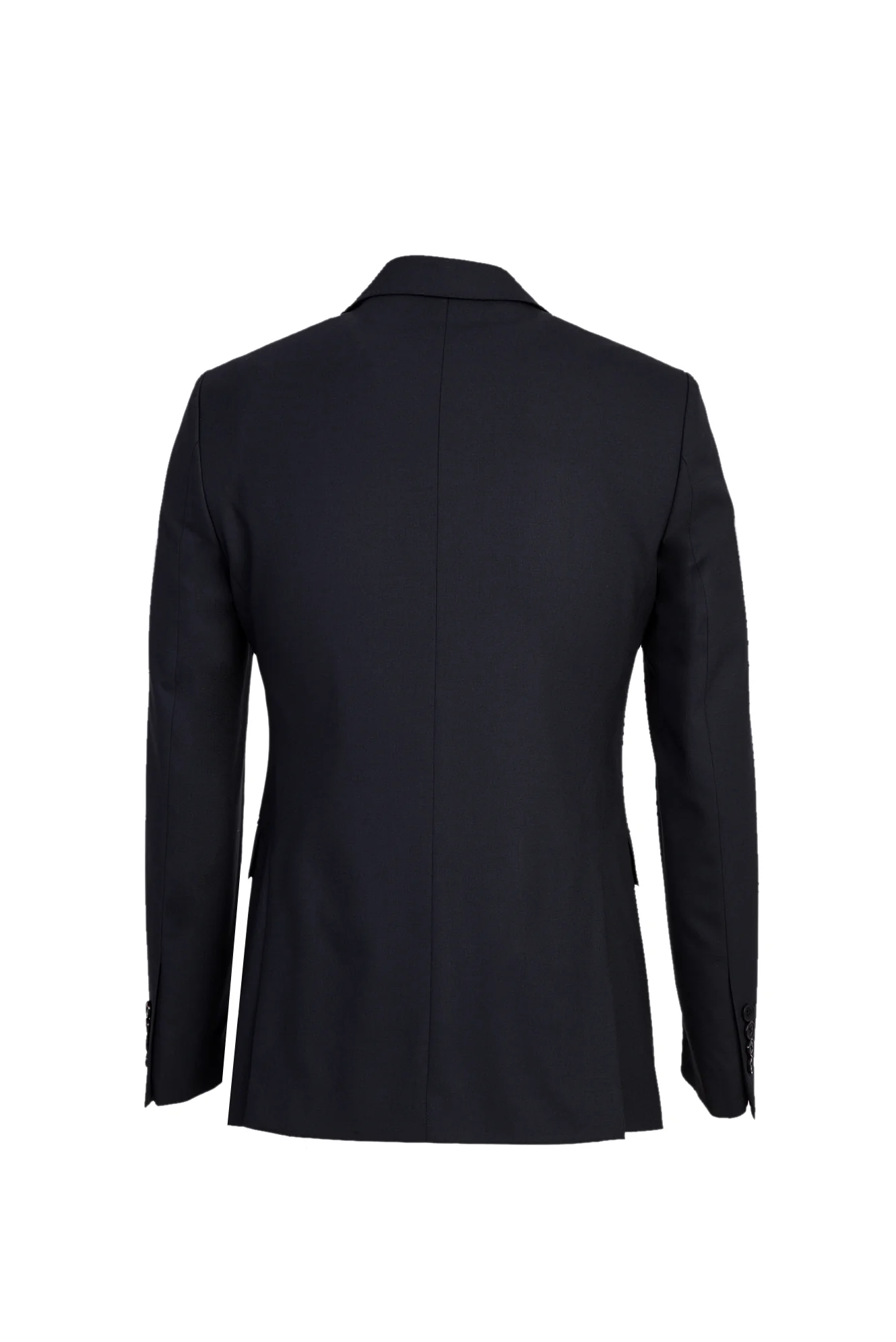 Koyu Lacivert 7 Drop Slim Fit Dar Kesim Yünlü Takım Elbise - Image 3