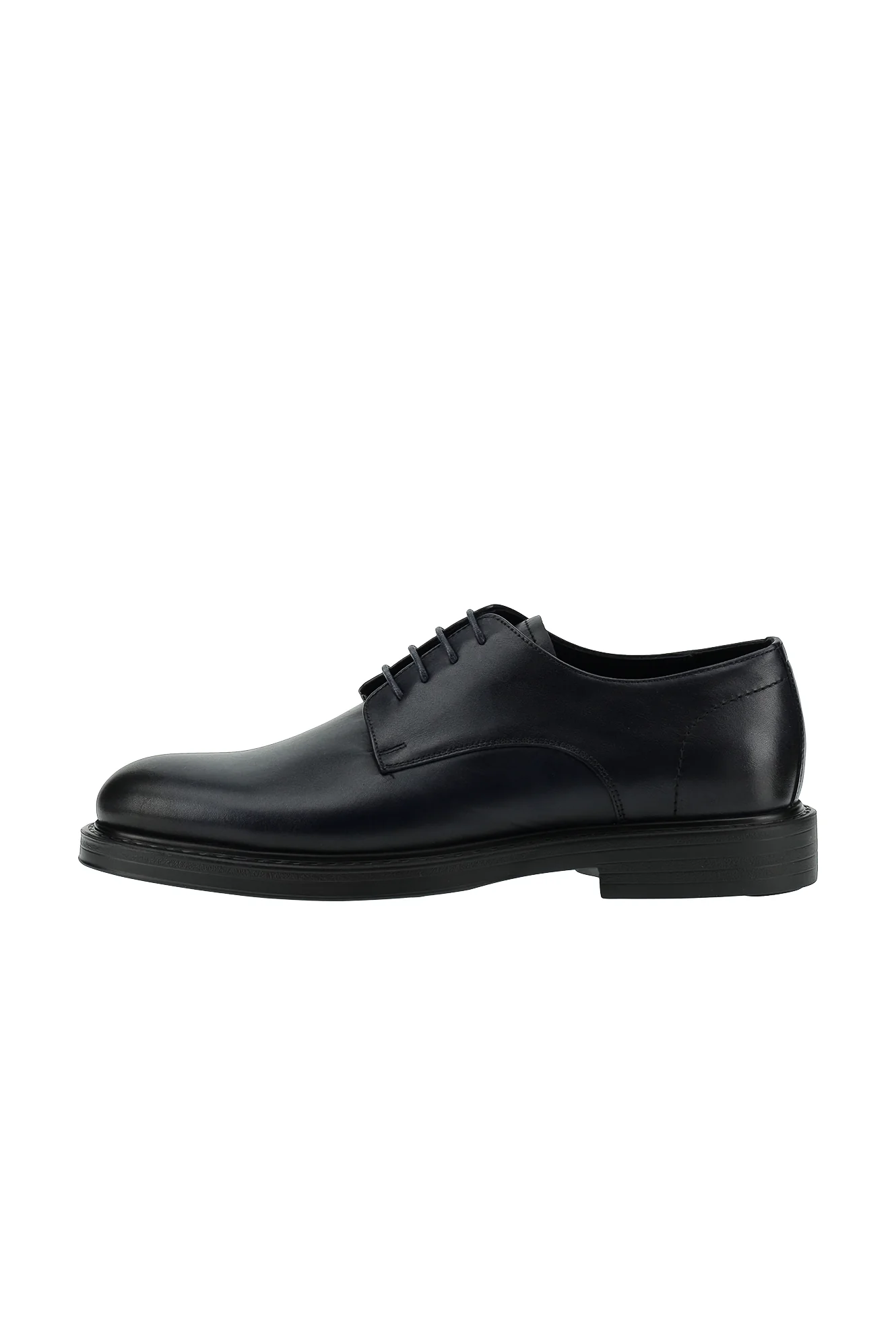 Koyu Lacivert Smart Casual Deri Ayakkabı - Image 2