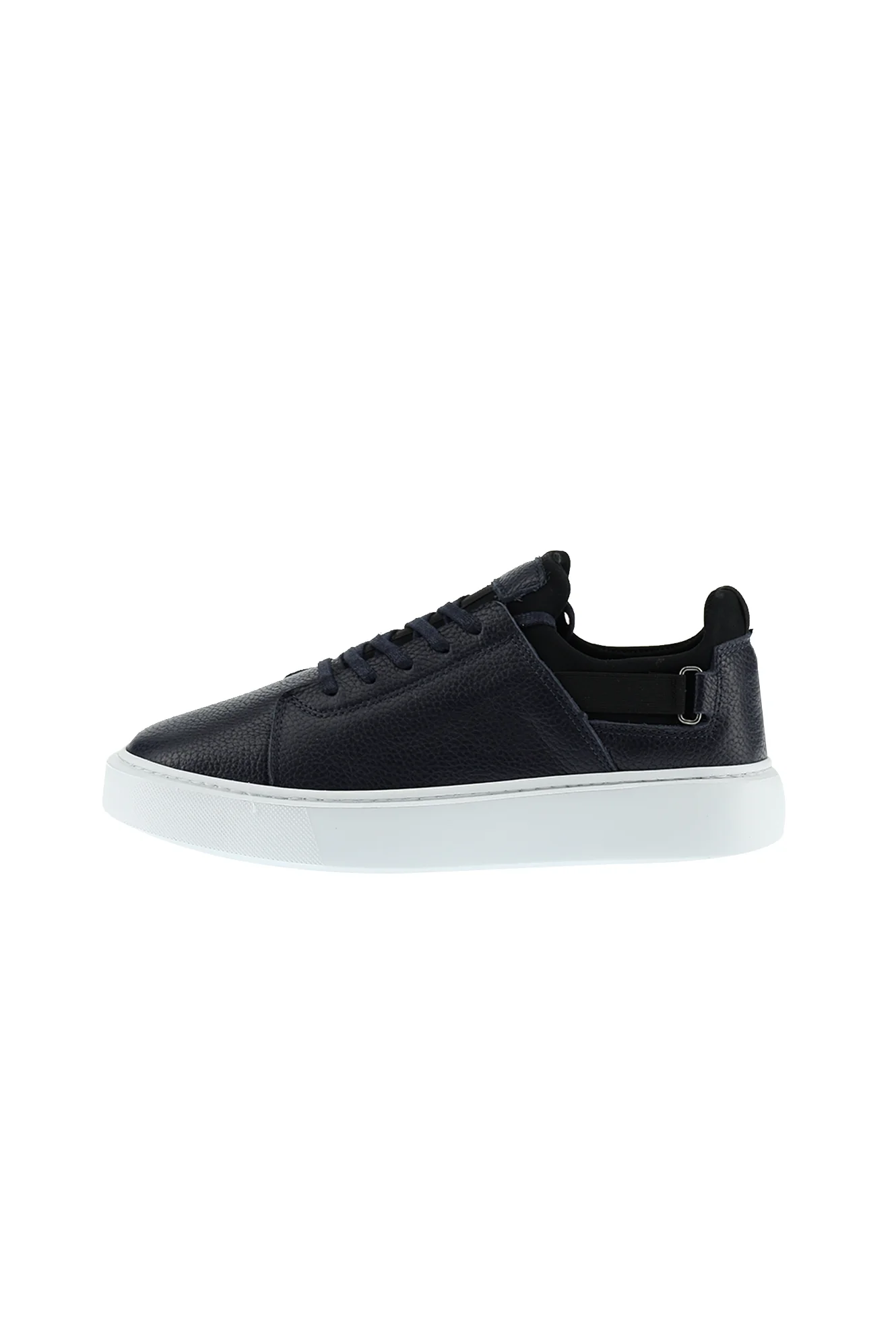 Koyu Lacivert Sneaker Deri Ayakkabı - Image 2