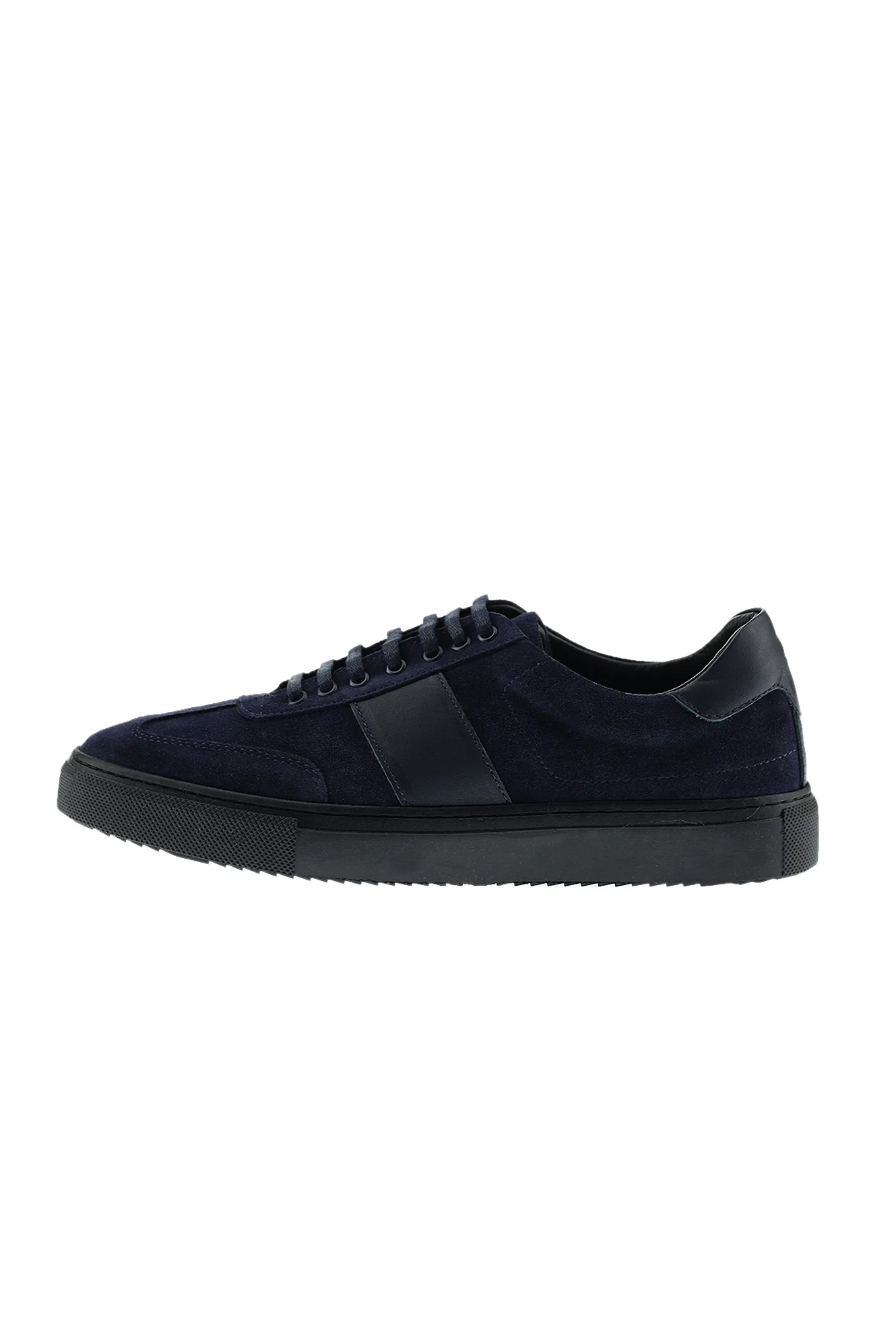 Koyu Lacivert Sneaker Deri Ayakkabı - Image 2