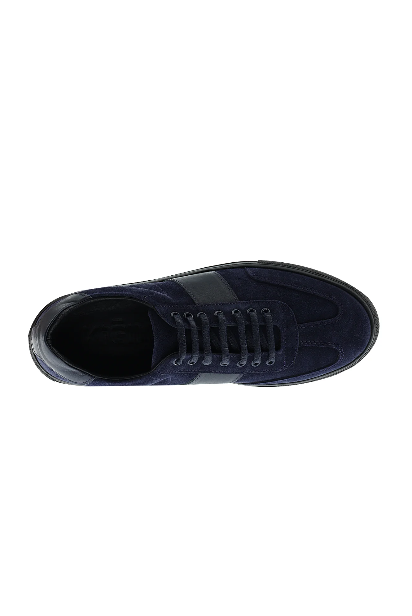 Koyu Lacivert Sneaker Deri Ayakkabı - Image 6