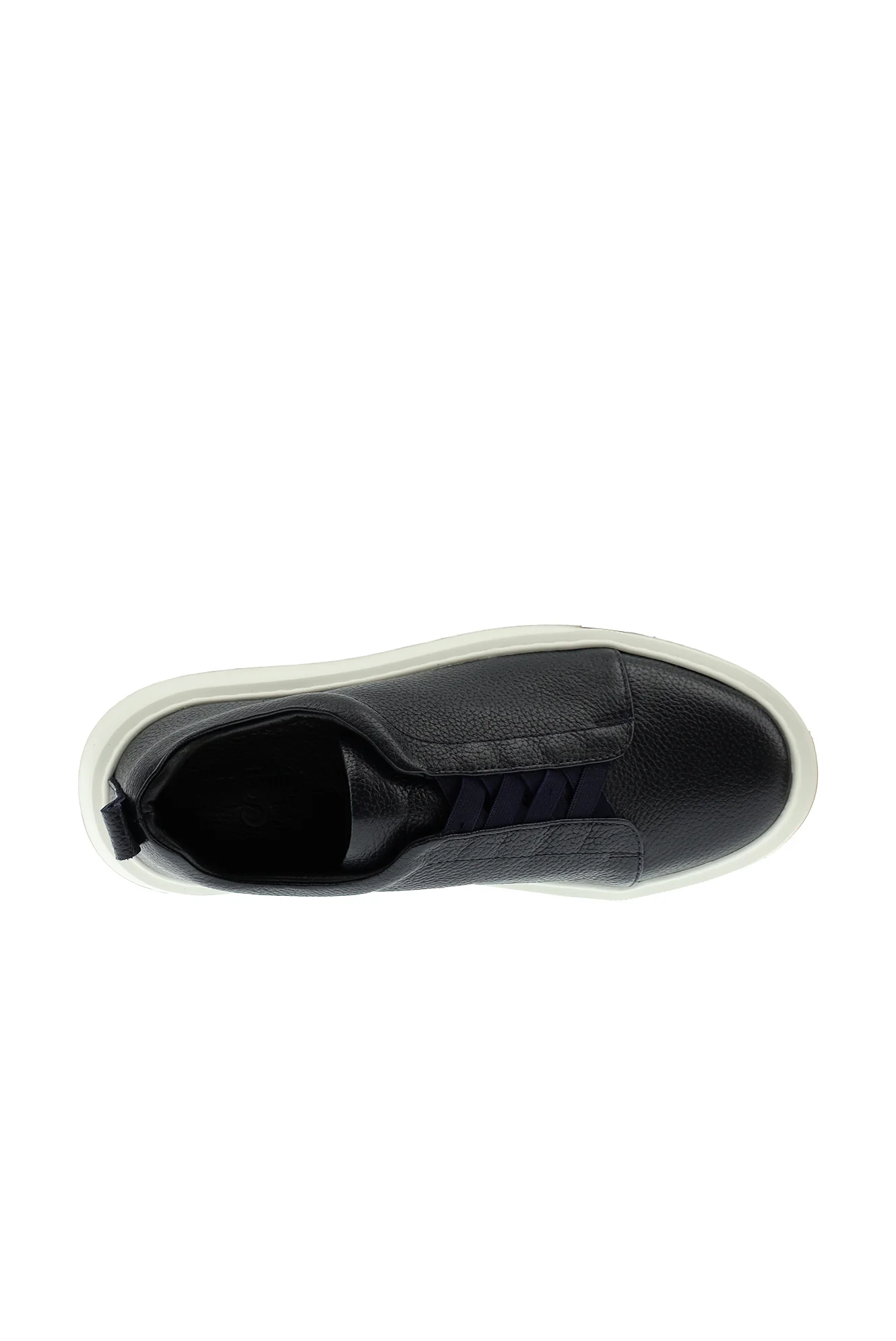 Koyu Lacivert Sneaker Deri Ayakkabı - Image 6