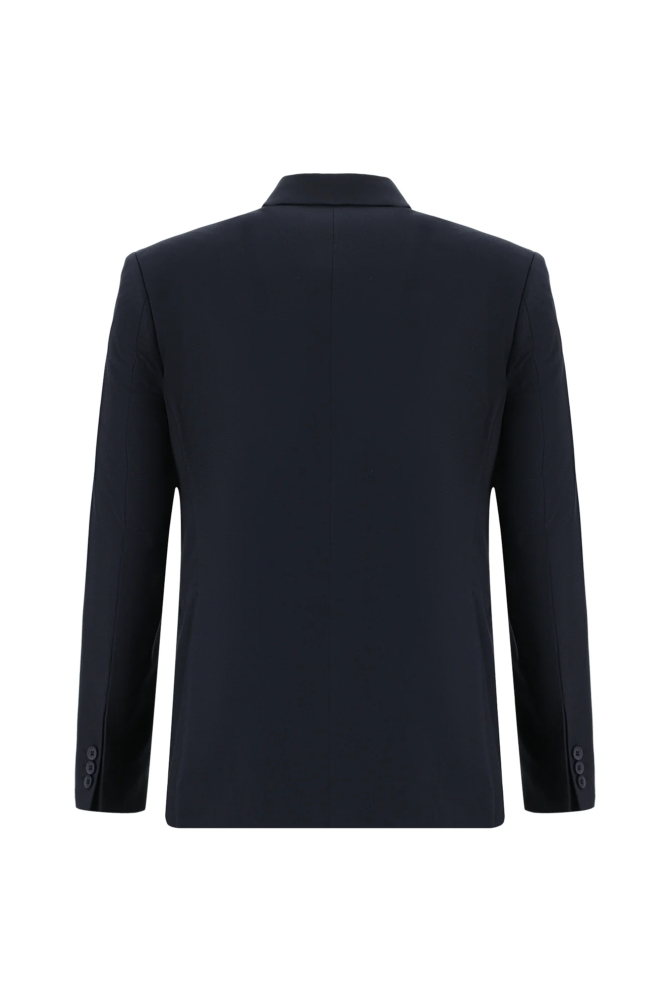 Koyu Lacivert 7 Drop Super Slim Fit Eksra Dar Kesim Beli Lastikli İpli Takım Elbise - Image 3